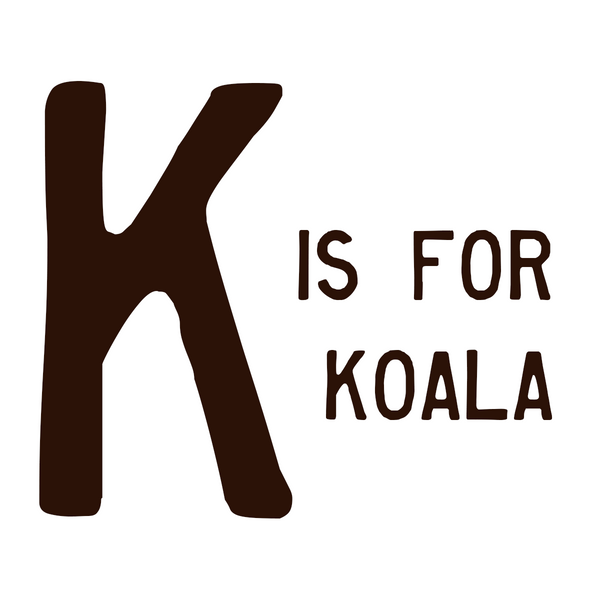 K is for Koala logo