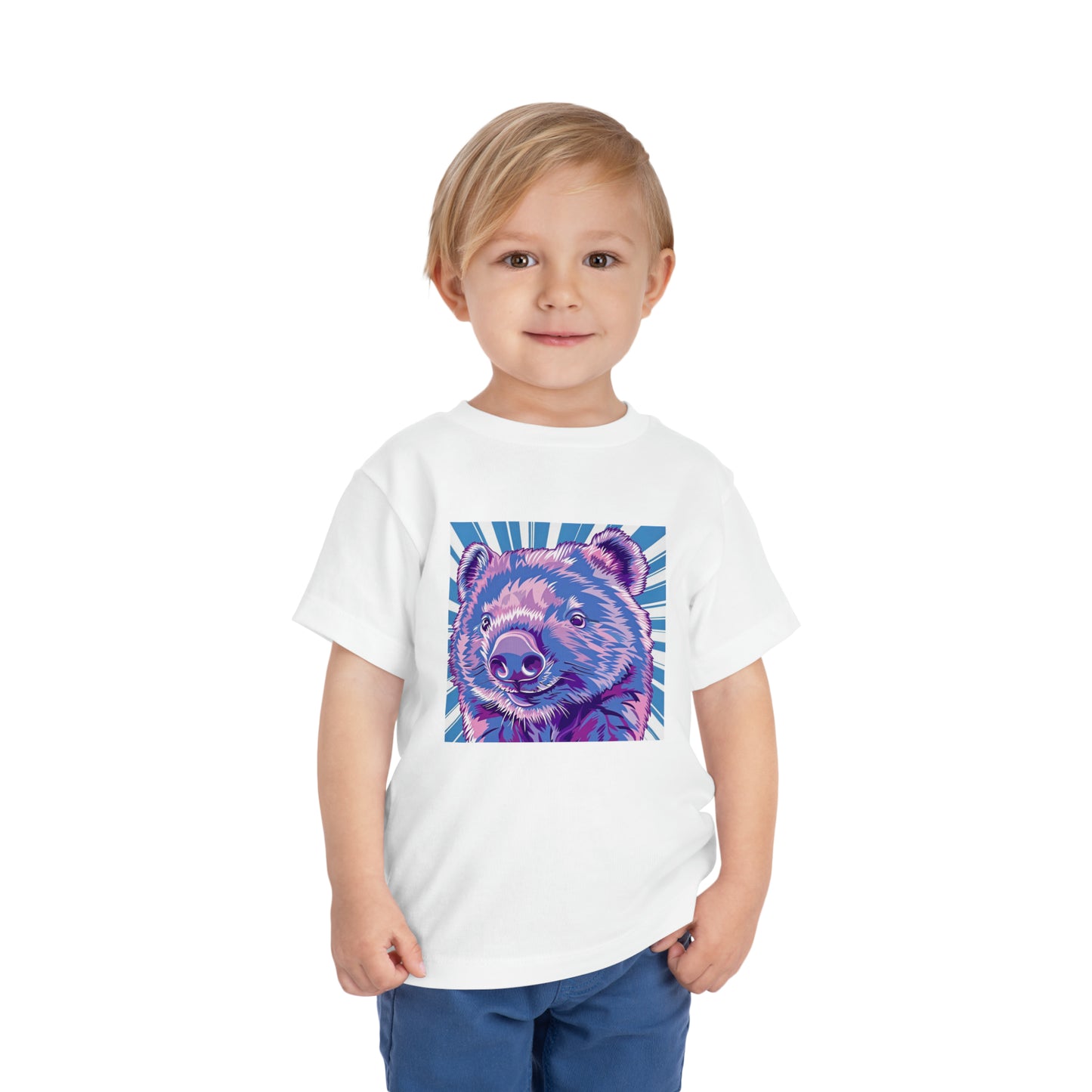 Wombat Revival Summer Toddler Tee | Kids Wombat Neon Tshirt