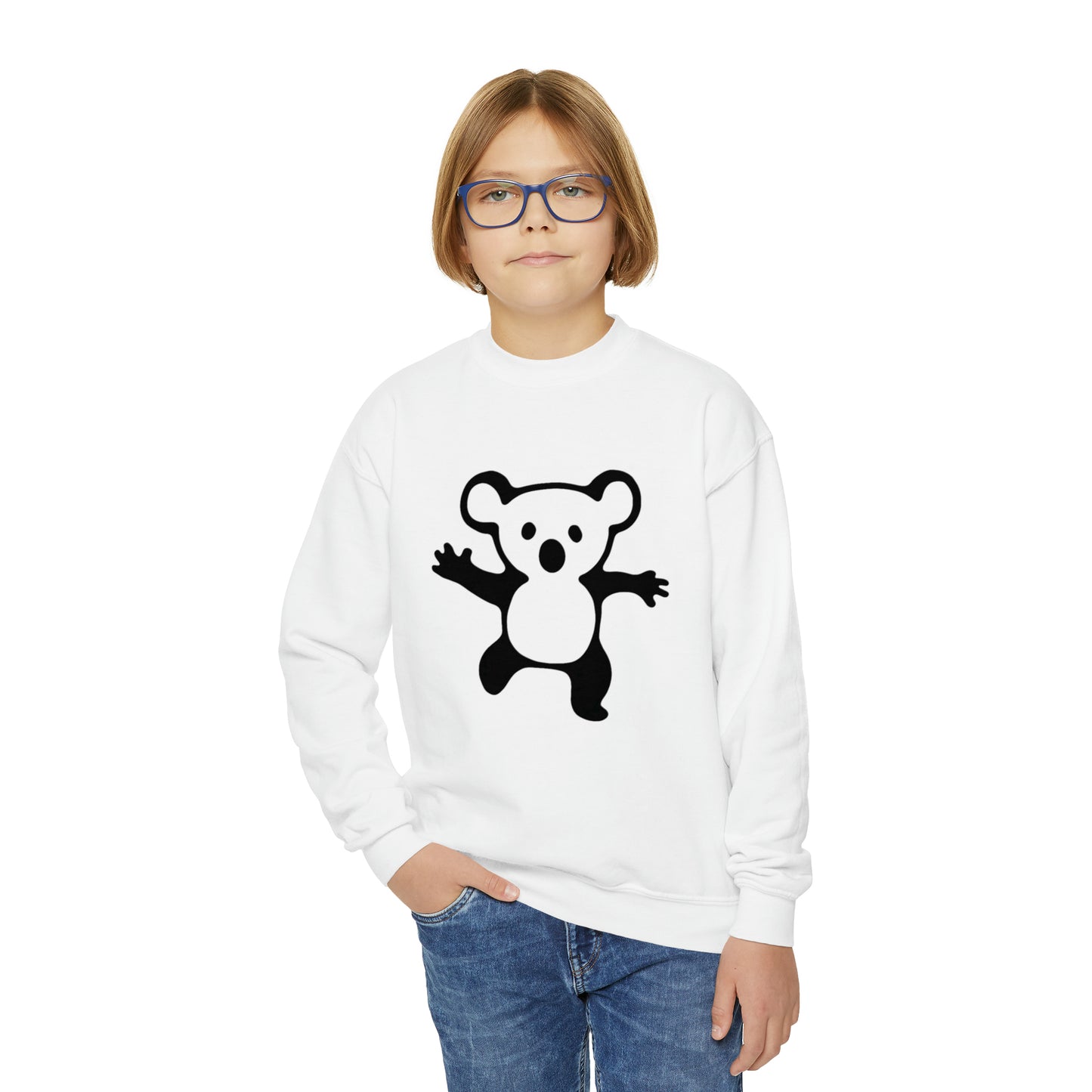 Youth Sweatshirt Drop Bear! White