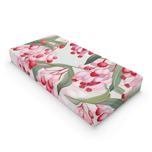 Baby Changing Pad Cover Lilly Pilly Print | Soft Cotton Nursery Essential