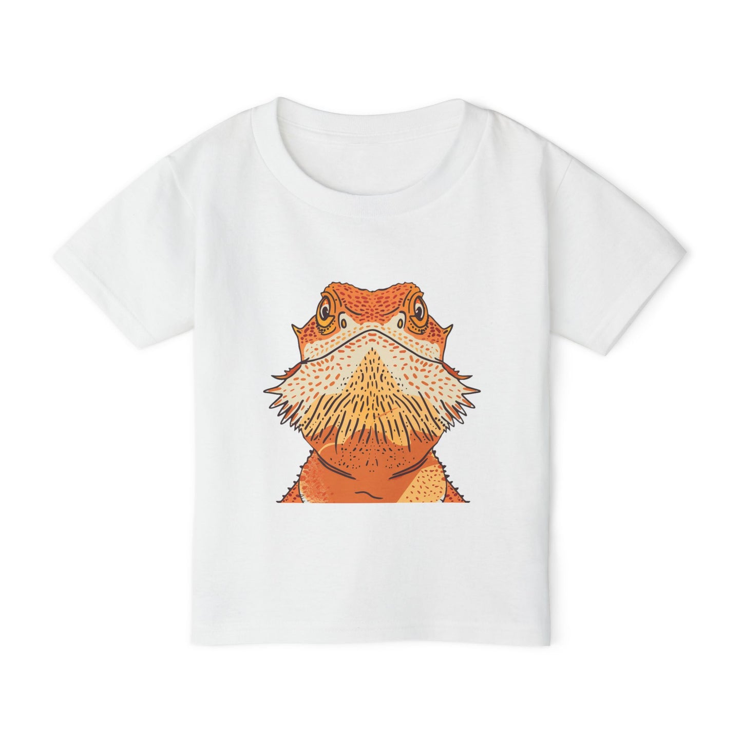 Bearded Dragon Kids T-Shirt | Fun and Comfortable Reptile Print Tee for Children with Custom Back Detail | Cool Bearded Dragon Gift for Children