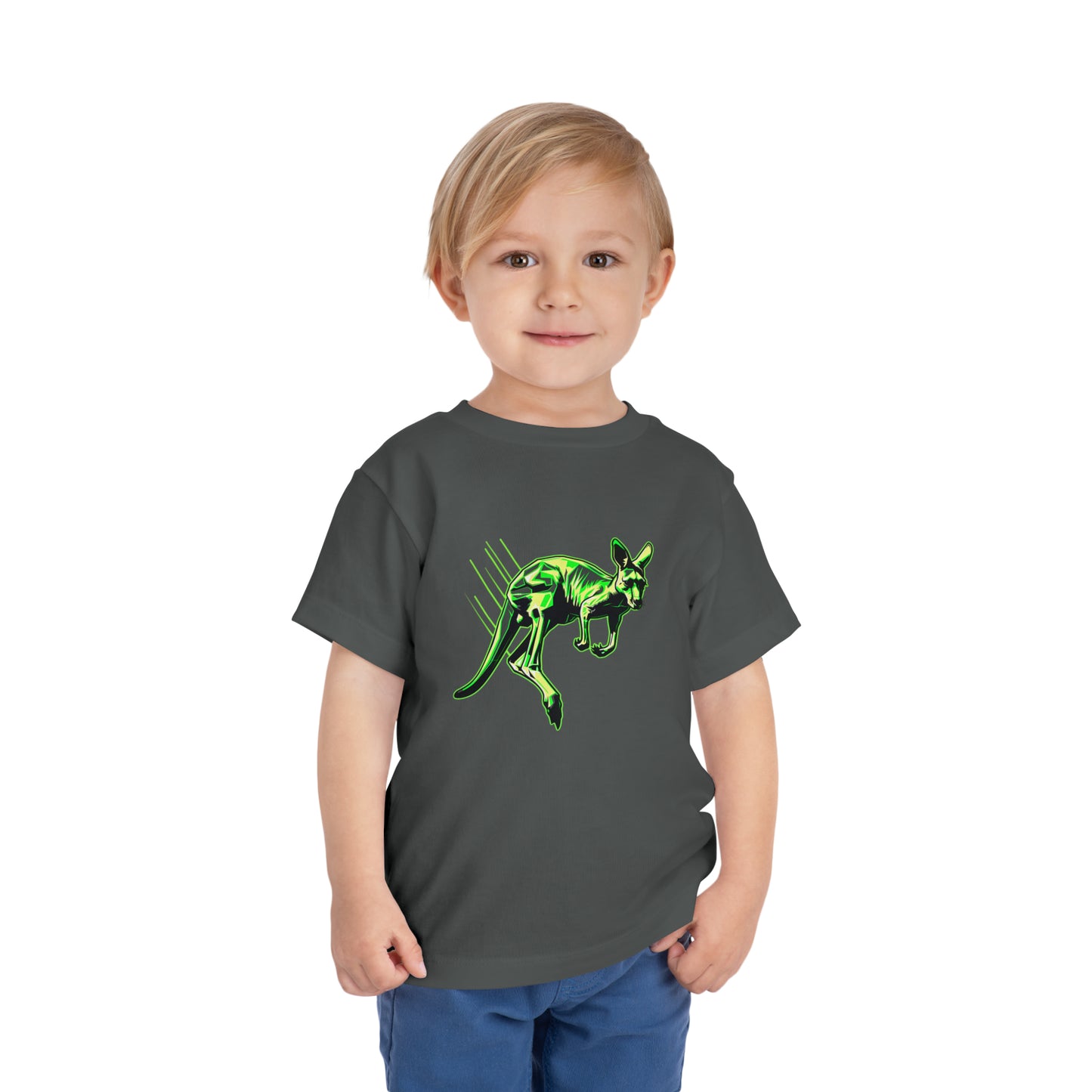 Roo Glow Toddler Tee | Neon Kids Kangaroo Tee