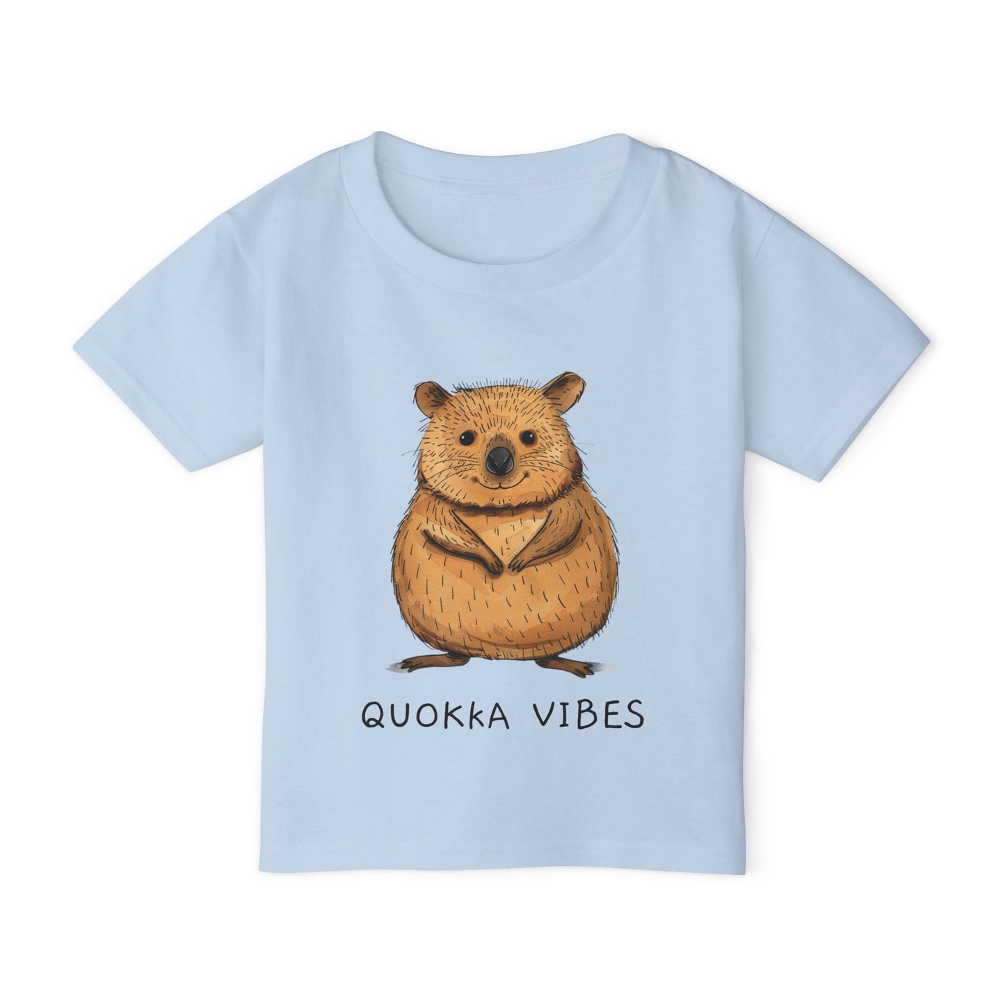 Quokka Kids T-Shirt | Adorable and Comfortable Animal Print Heavyweight Cotton Tee for Children