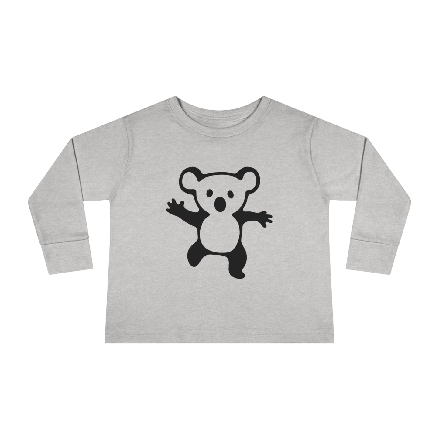 Koala Bear Drop Bear Toddler Long Sleeve Tee - Aussie-Inspired Comfort