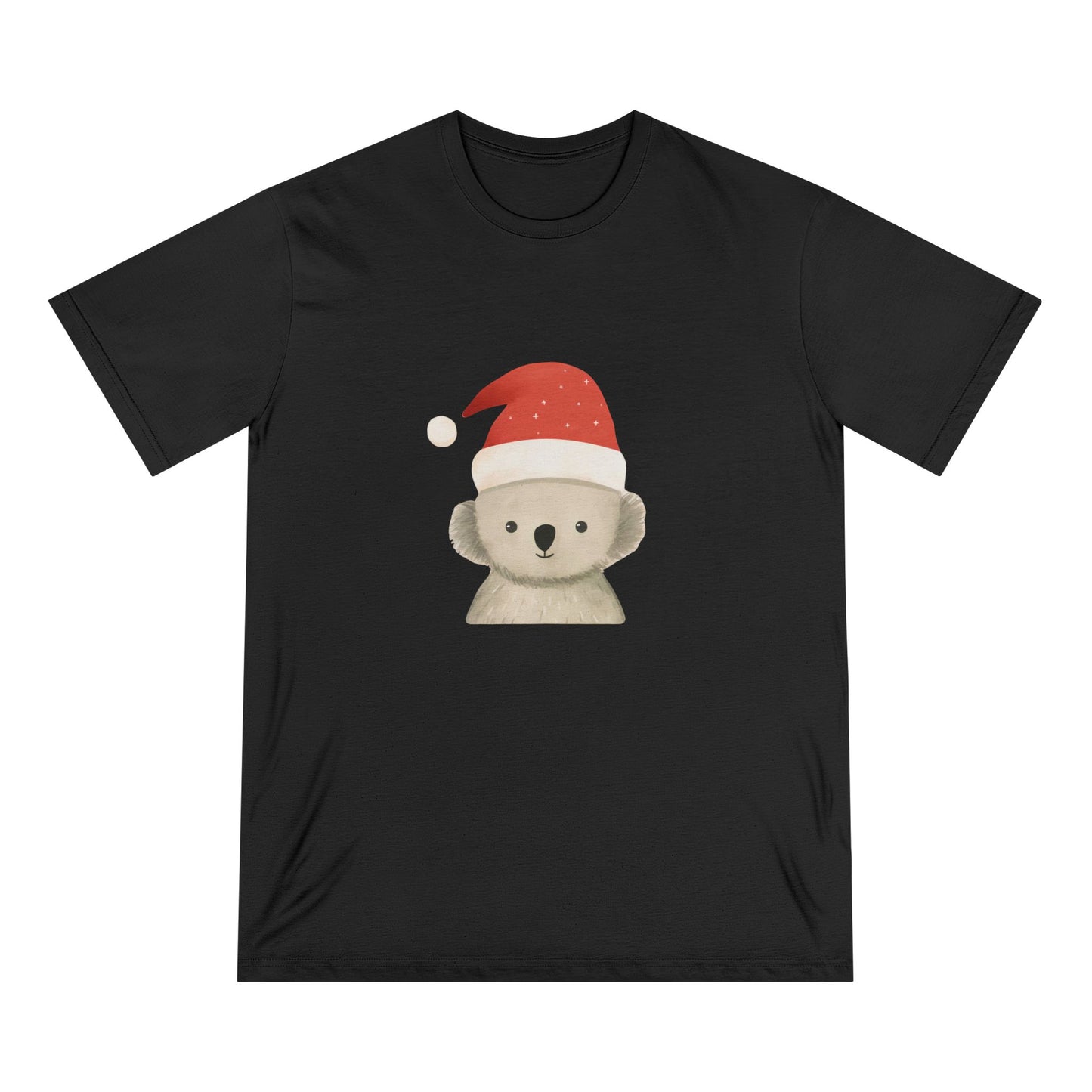 Cute Koala Santa Christmas Organic Staple T-shirt by K is for Koala - Australia Only