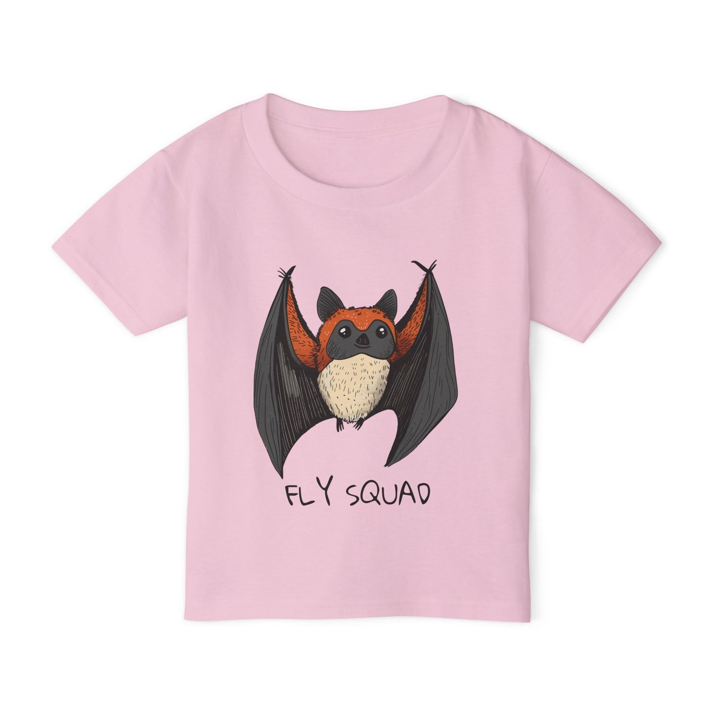 Fly Squad Kids T-Shirt | Heavyweight Cotton Bat Tee for Children | Durable and Stylish