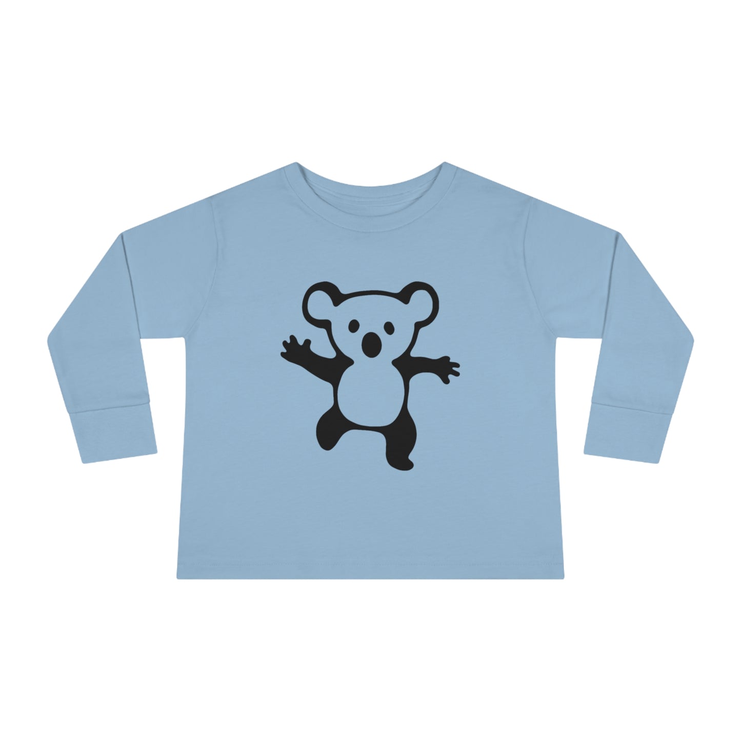 Koala Bear Drop Bear Toddler Long Sleeve Tee - Aussie-Inspired Comfort