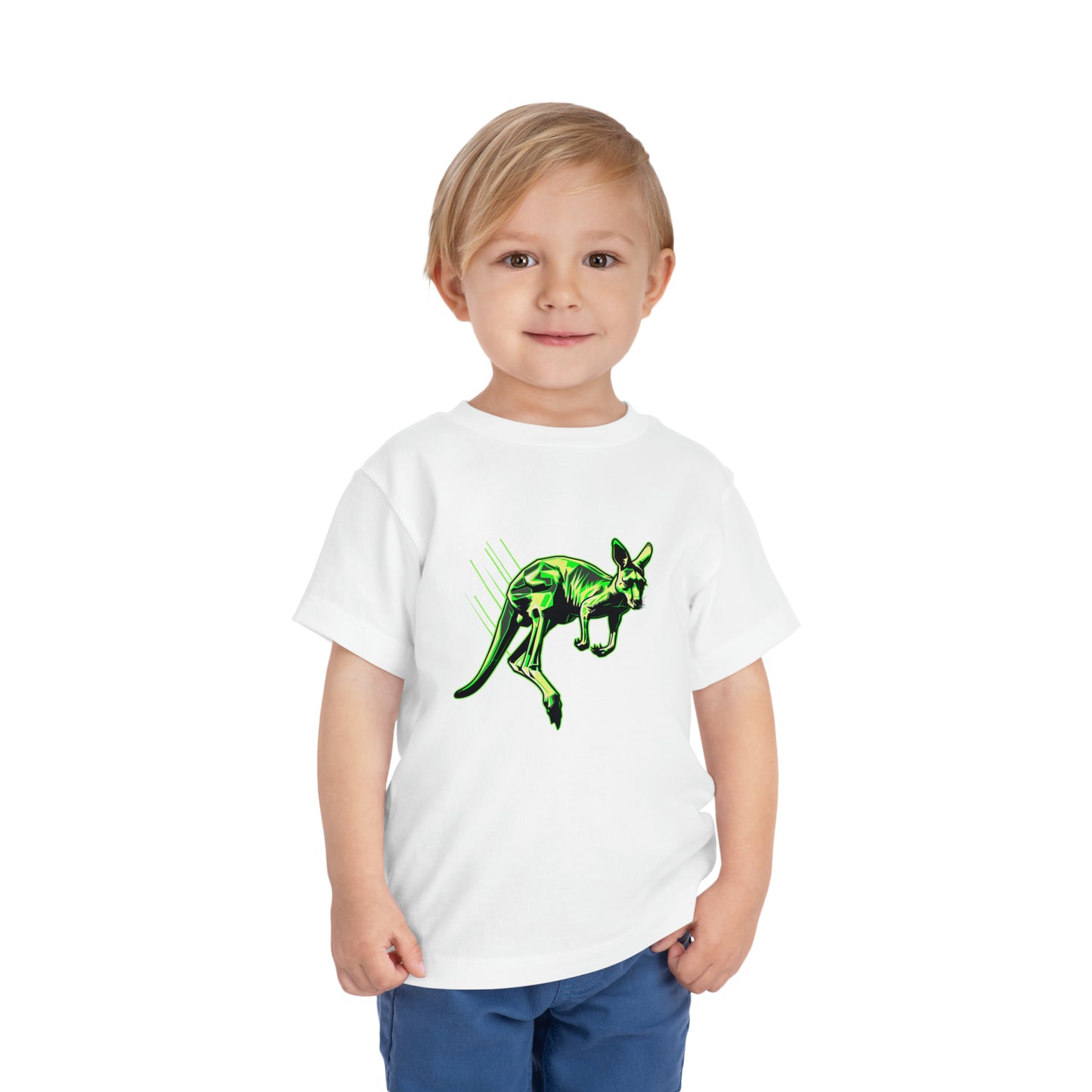 Roo Glow Toddler Tee | Neon Kids Kangaroo Tee