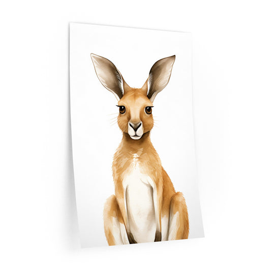 Easy to Apply Kangaroo Wall Decal for Nursery 24" x 36"