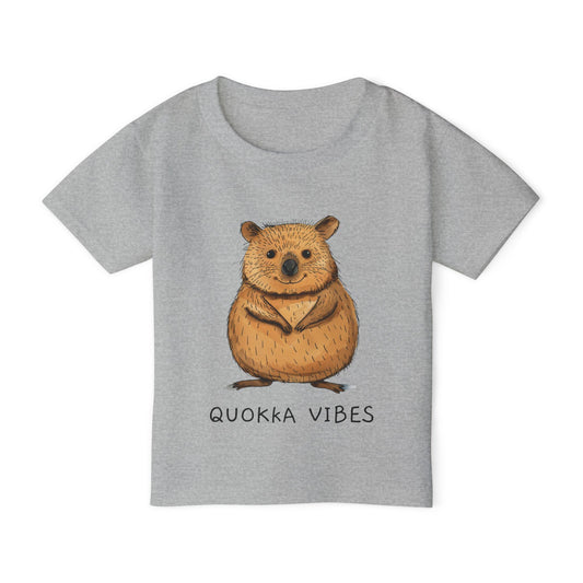 Quokka Kids T-Shirt | Adorable and Comfortable Animal Print Heavyweight Cotton Tee for Children