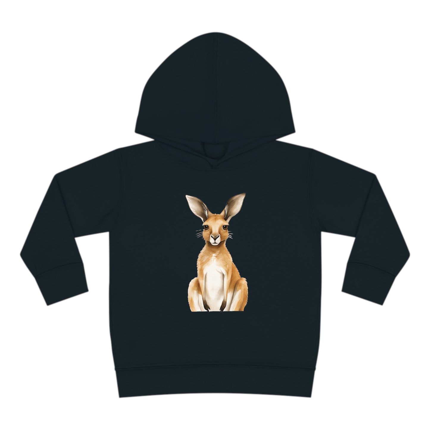 Toddler Pullover Fleece Hoodie Little Roo | Cute Kangaroo Print Sweater