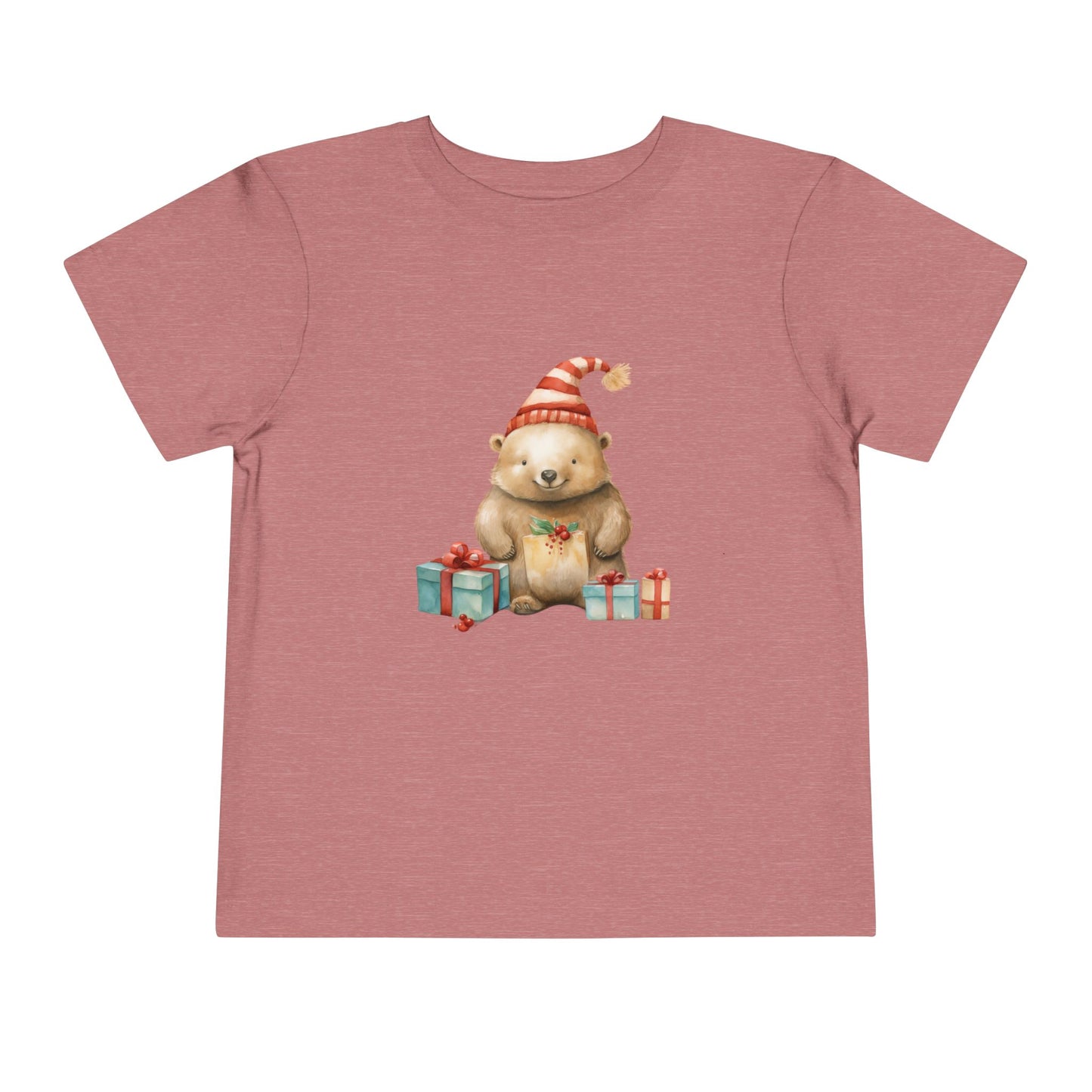 Cute Wombat Santa Toddler Tee