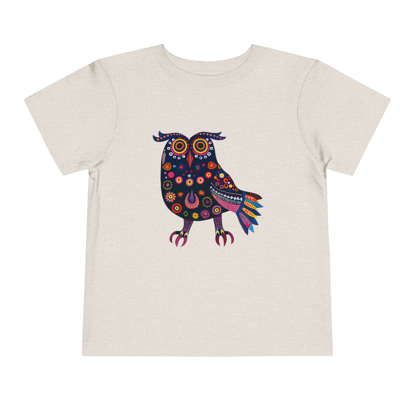 Boho Owl Tshirt for Kids | Outback Hoot Trendy Toddler Tee