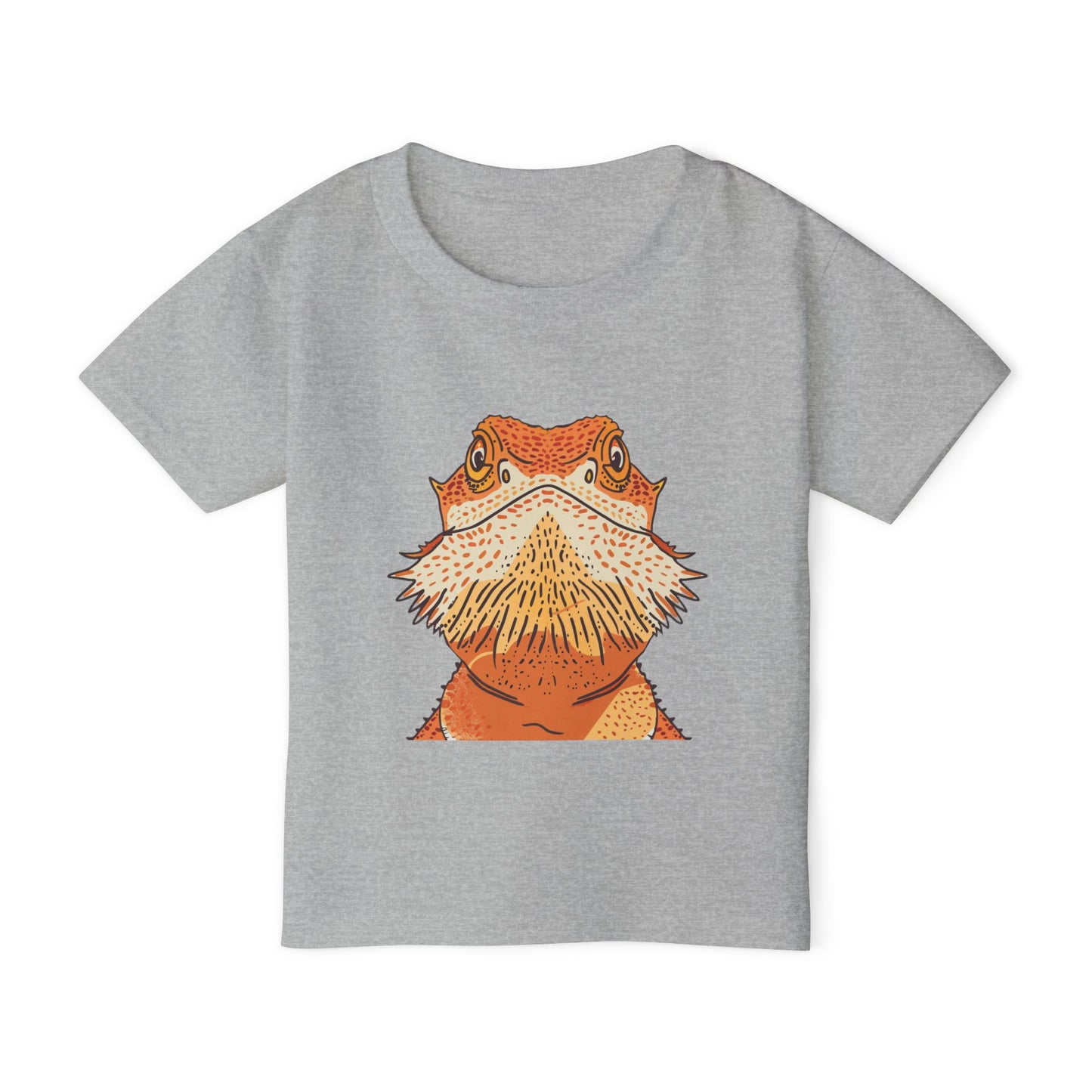 Bearded Dragon Kids T-Shirt | Fun and Comfortable Reptile Print Tee for Children with Custom Back Detail | Cool Bearded Dragon Gift for Children