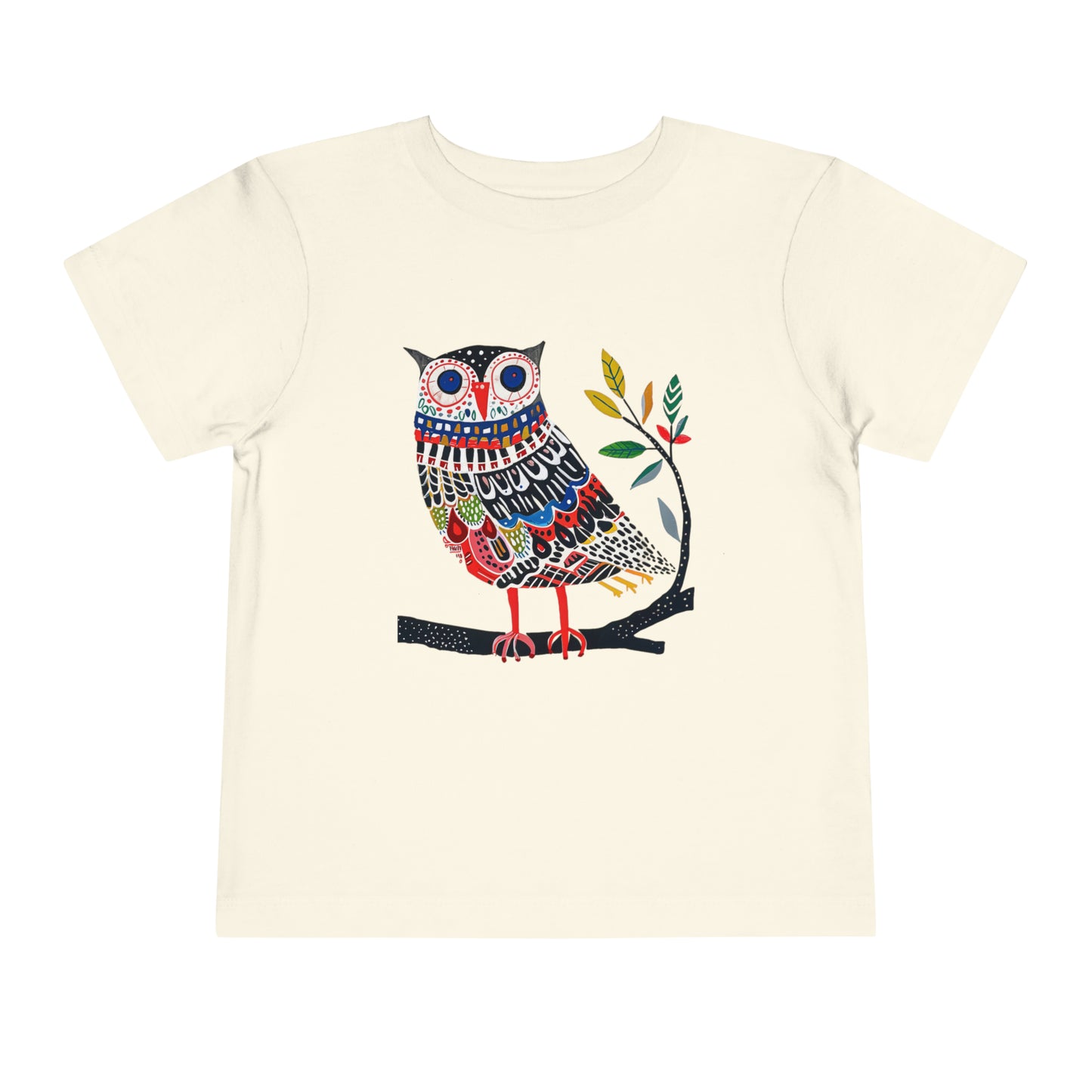 Boobook Owl Toddler Tee | Boho Kids Wise Owl T-shirt