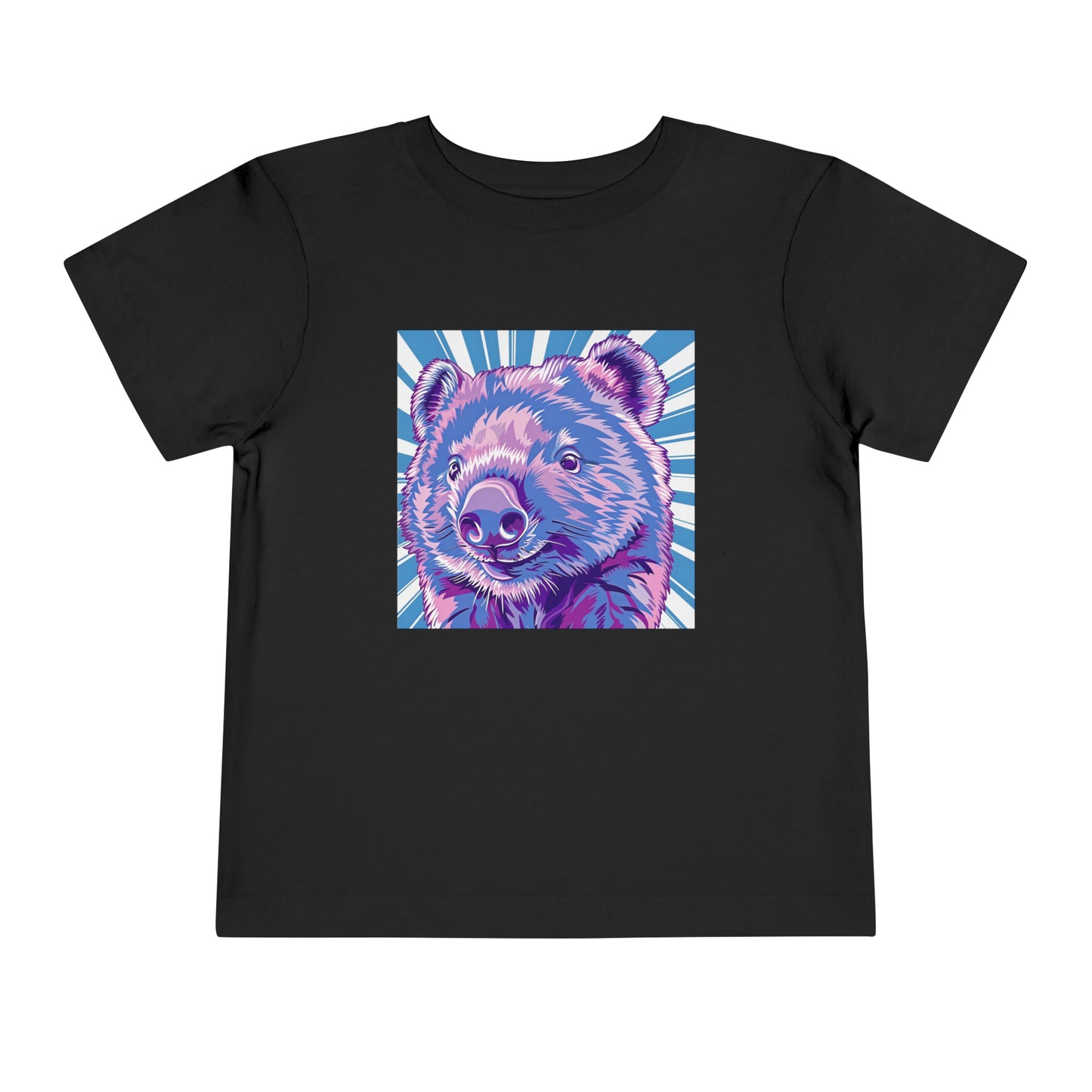 Wombat Revival Summer Toddler Tee | Kids Wombat Neon Tshirt