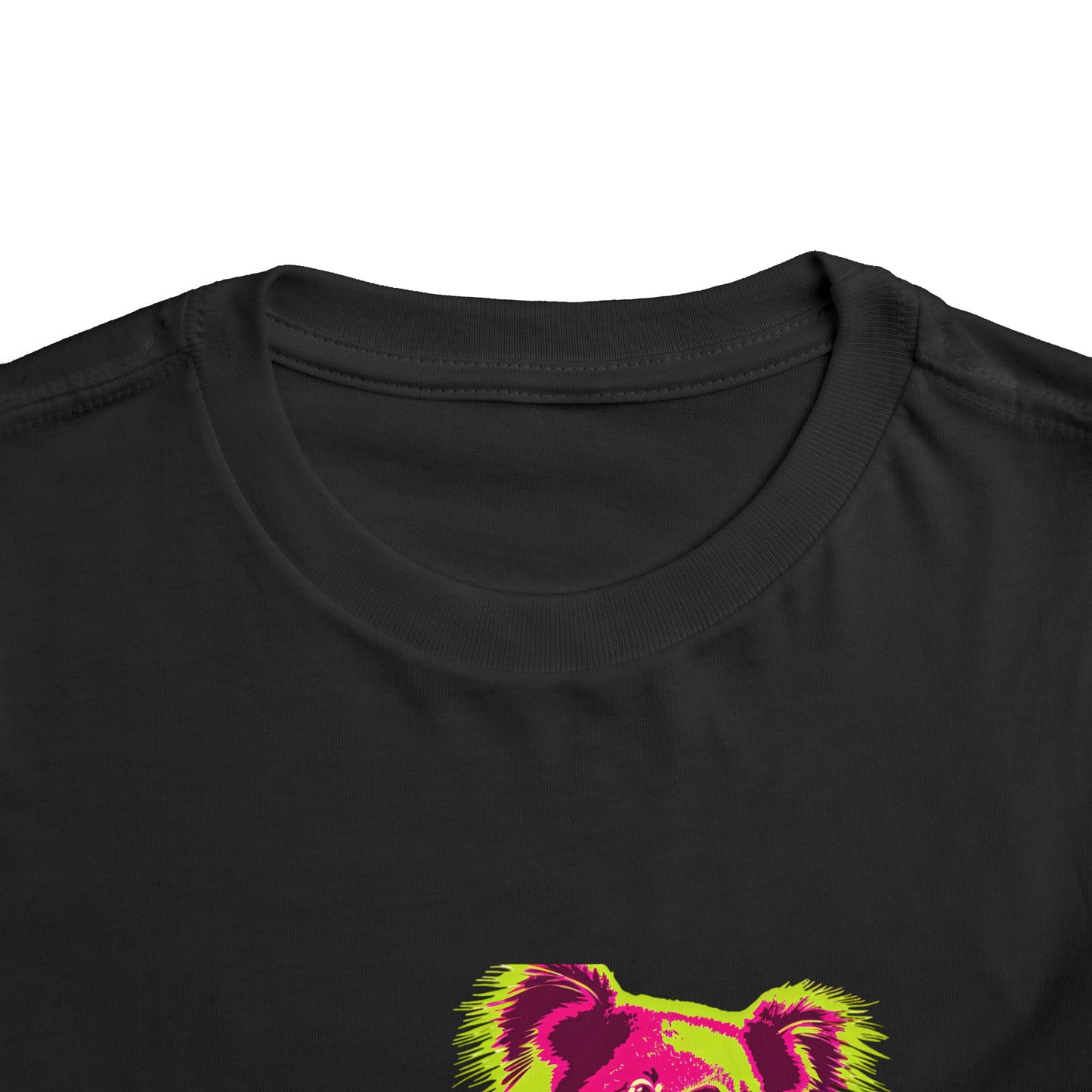 Kids Neon Koala Tshirt | Electric Eucalyptus Toddler Tee