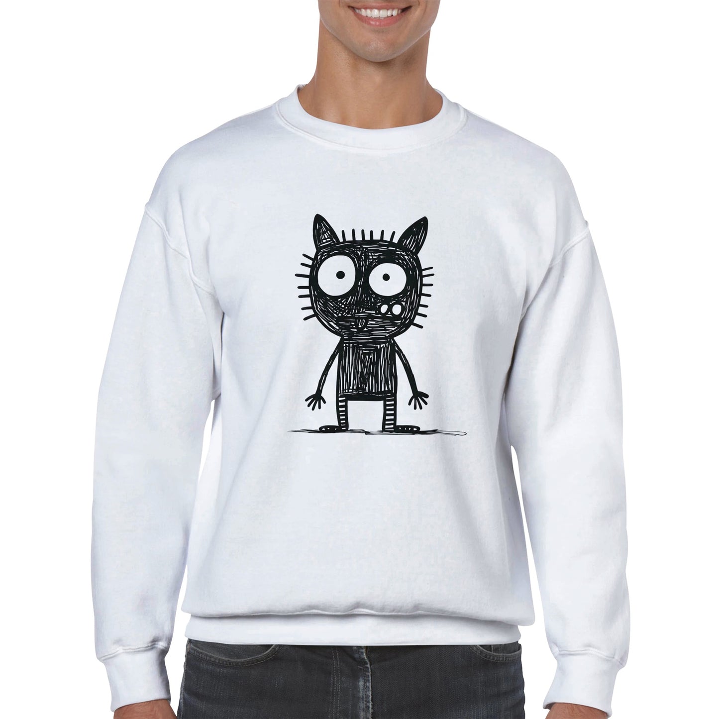 Tasmanian Devil Crewneck Sweatshirt | Funny Australian Wildlife Sweater