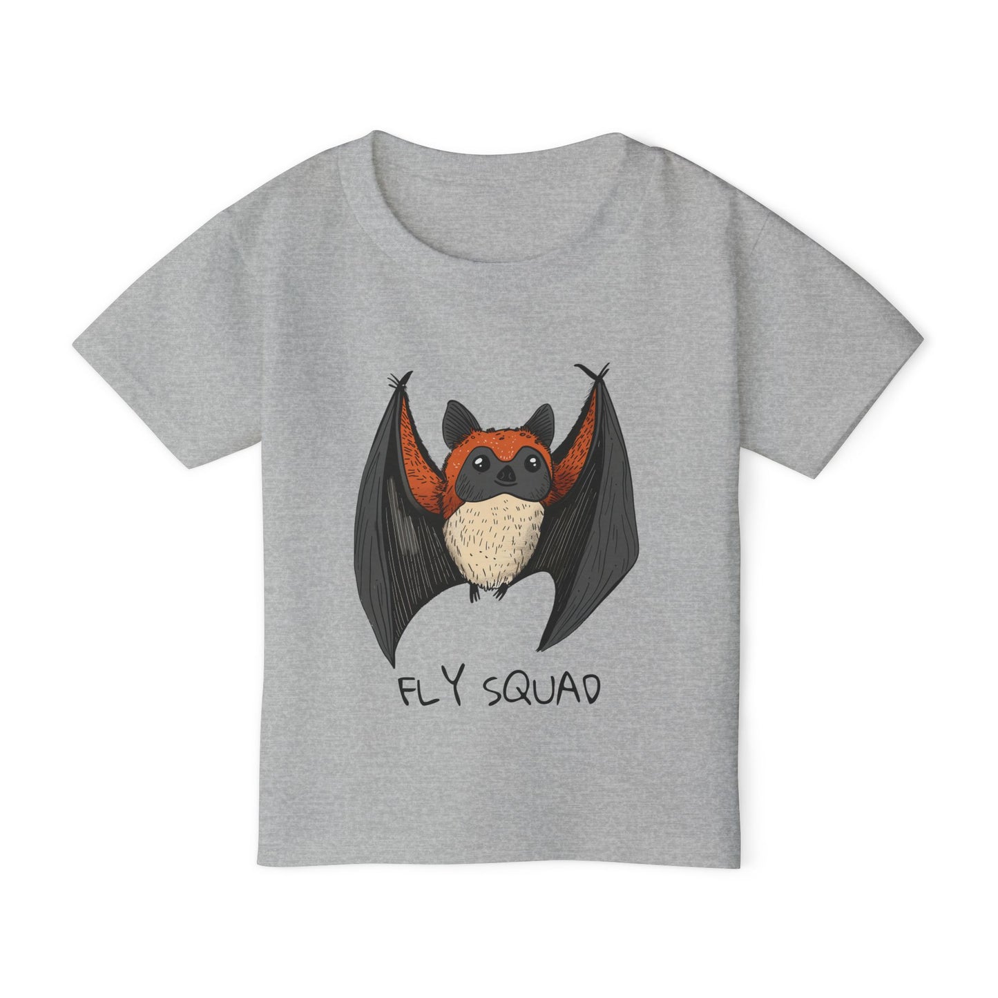 Fly Squad Kids T-Shirt | Heavyweight Cotton Bat Tee for Children | Durable and Stylish