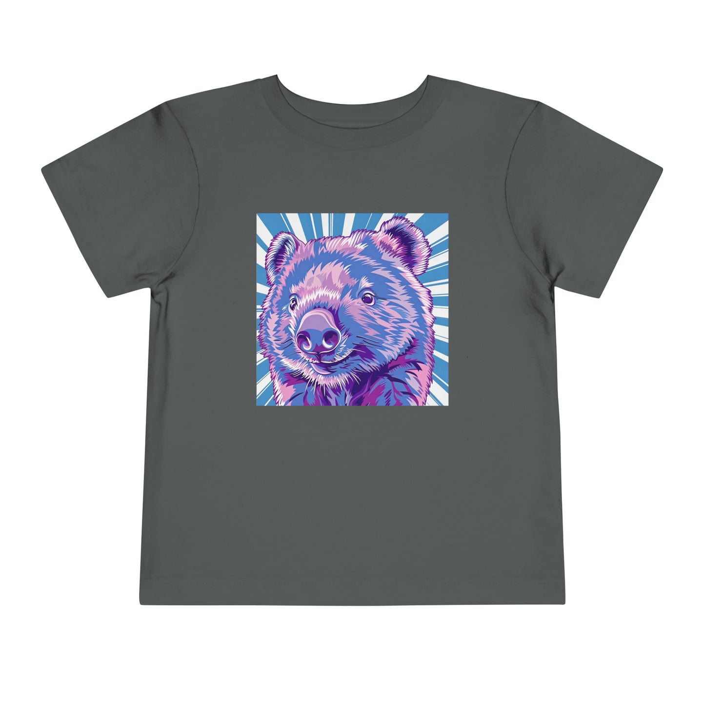 Wombat Revival Summer Toddler Tee | Kids Wombat Neon Tshirt