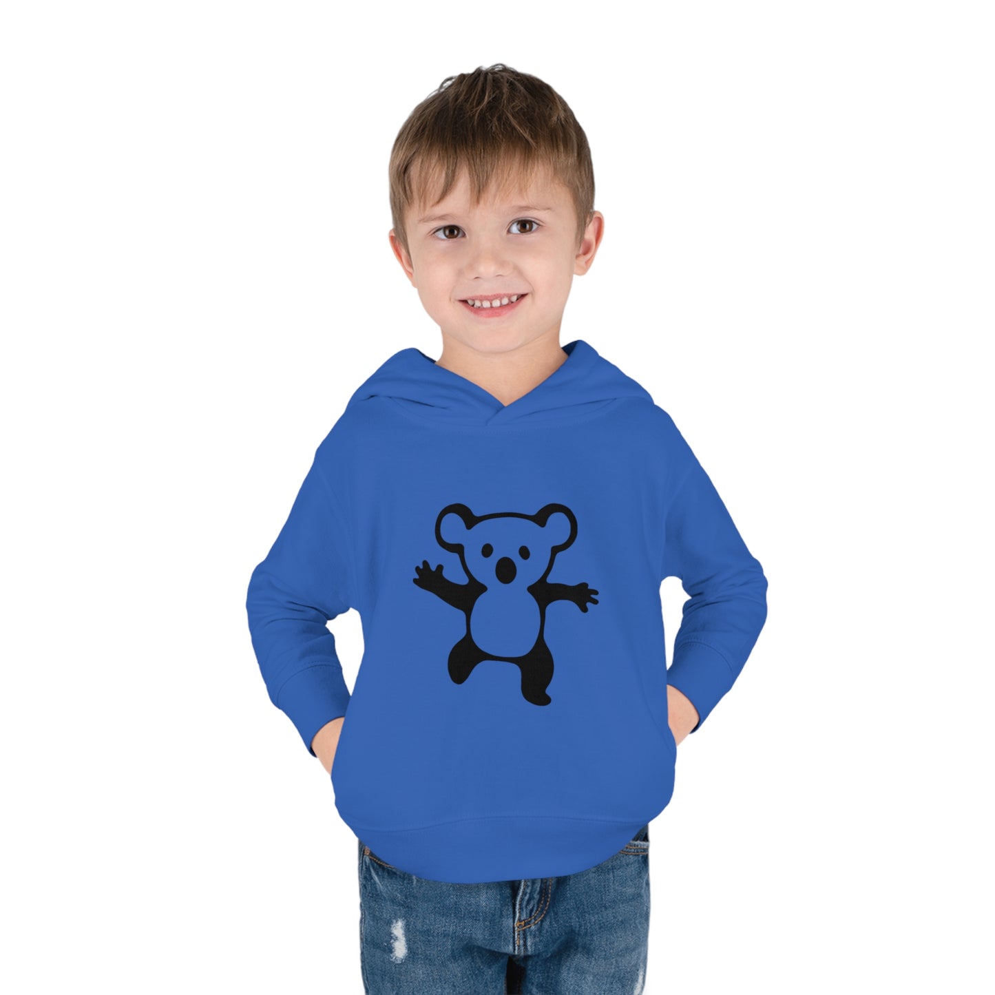 Toddler Pullover Fleece Hoodie Drop Bear! Print