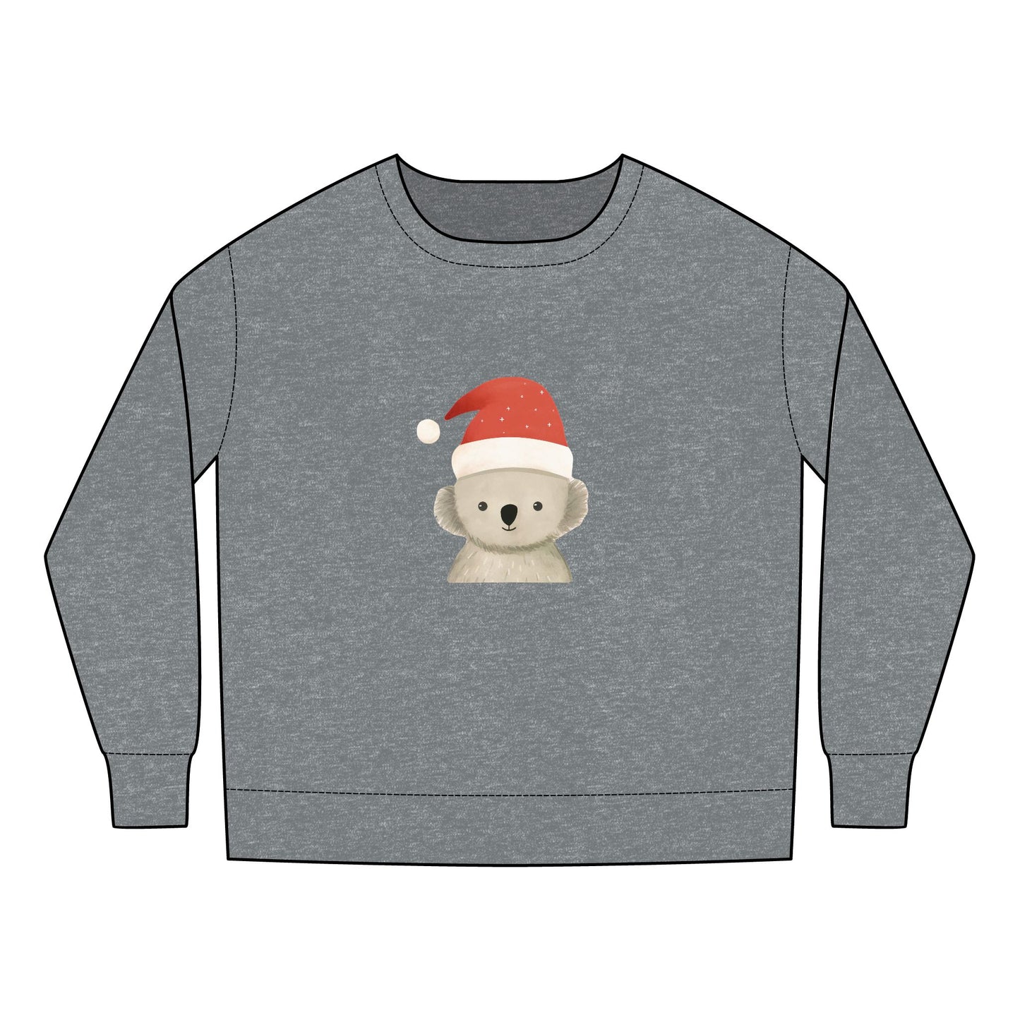 Cute Koala Santa Toddler Sweatshirt