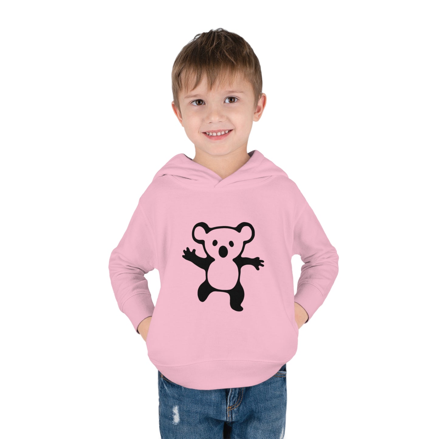 Toddler Pullover Fleece Hoodie Drop Bear! Print