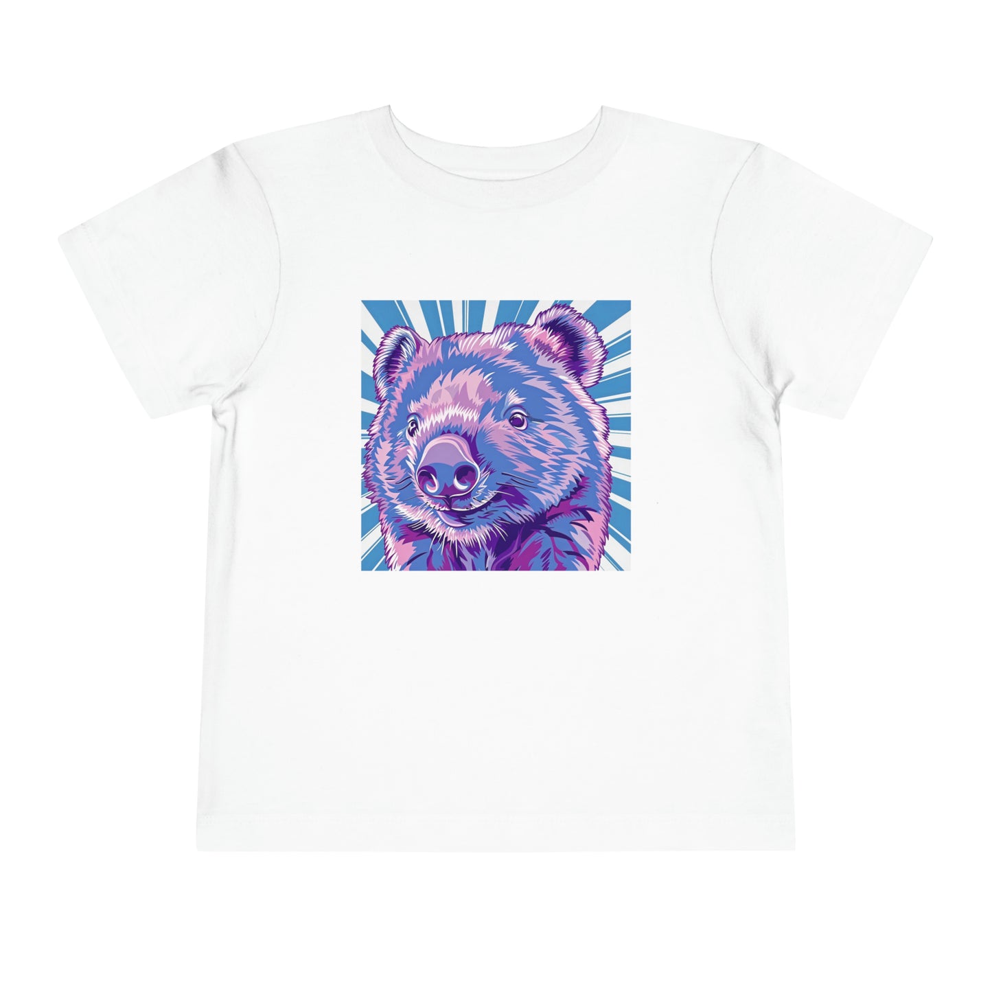 Wombat Revival Summer Toddler Tee | Kids Wombat Neon Tshirt