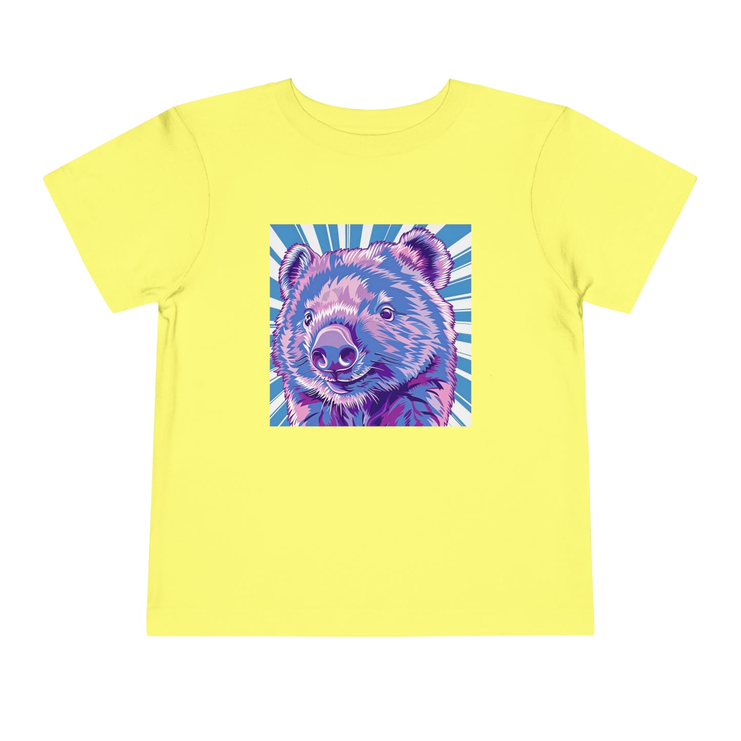 Wombat Revival Summer Toddler Tee | Kids Wombat Neon Tshirt