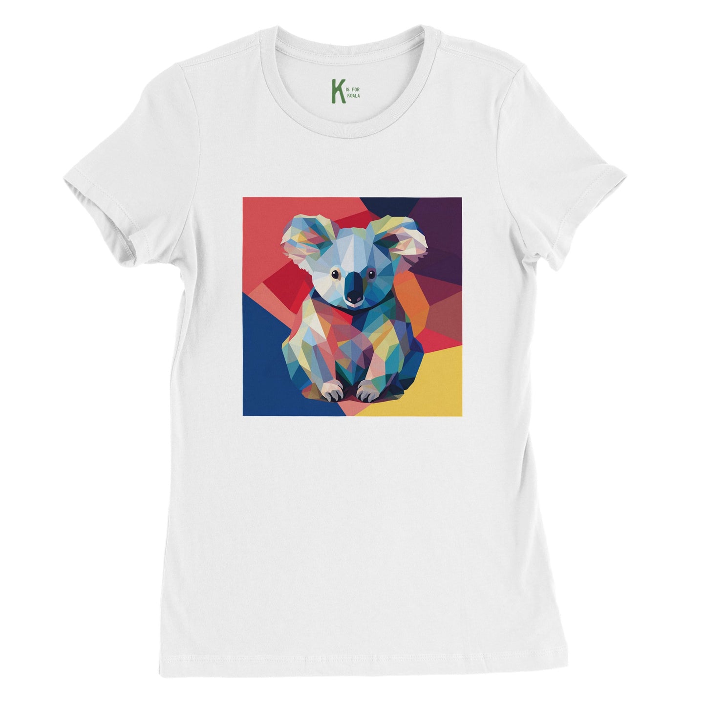 Women's Crewneck T-shirt Kanga Pop | Cute Kangaroo Design