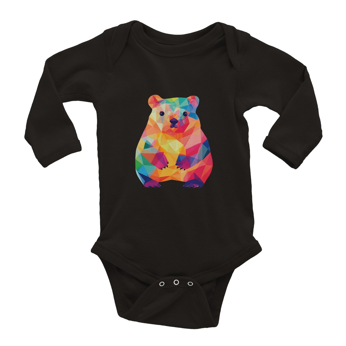 Wombat Pop Classic Baby Long Sleeve Bodysuit | Adorable & Comfy Babywear