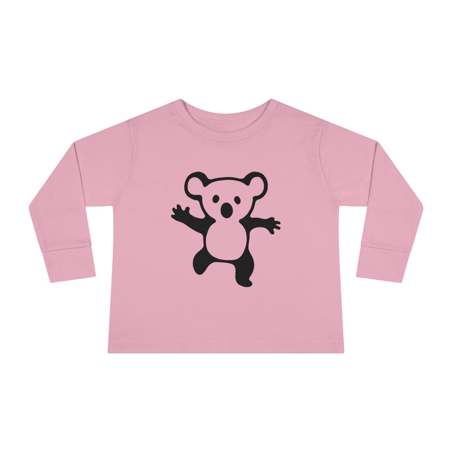 Koala Bear Drop Bear Toddler Long Sleeve Tee - Aussie-Inspired Comfort