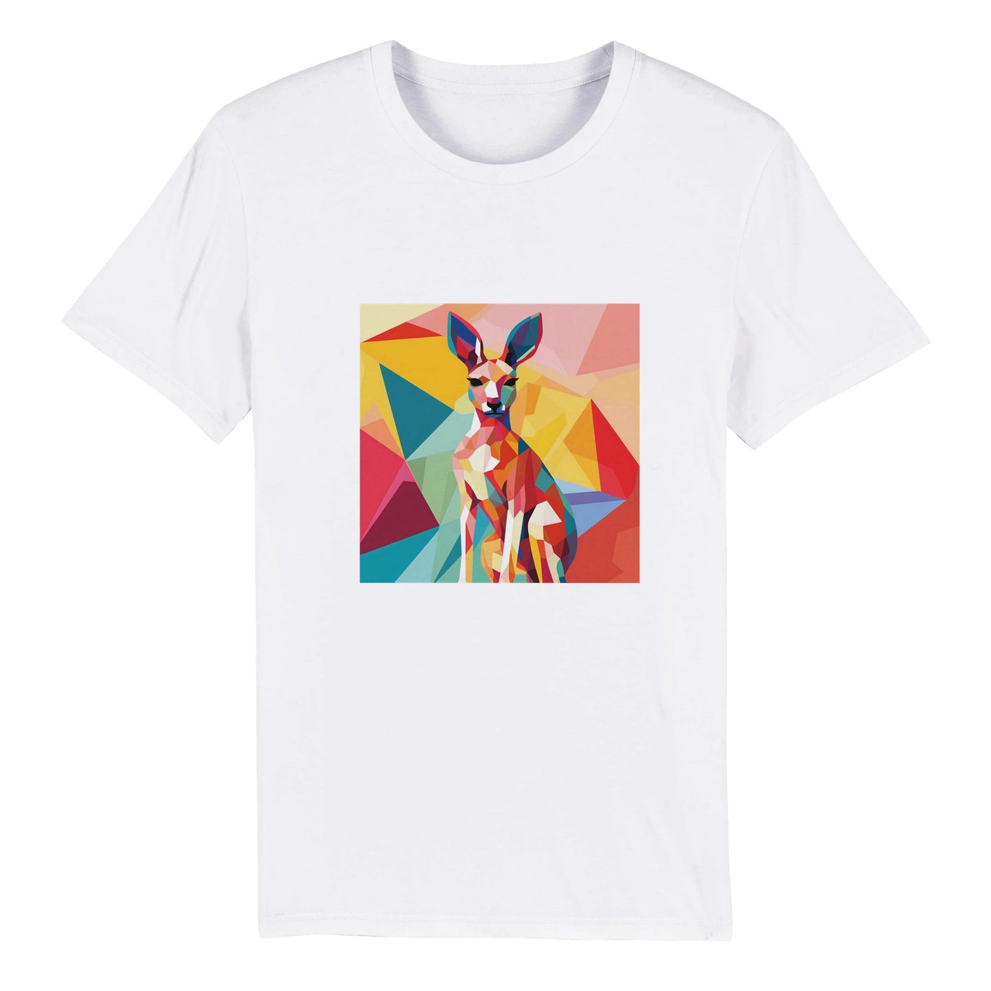 Kanga Pop Organic Unisex Crewneck T-shirt | Cute Kangaroo Design