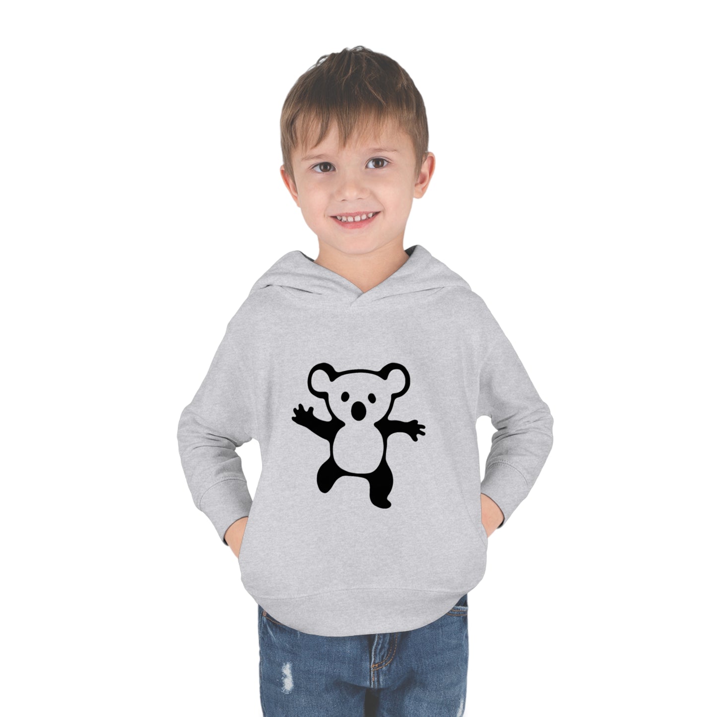 Toddler Pullover Fleece Hoodie Drop Bear! Print