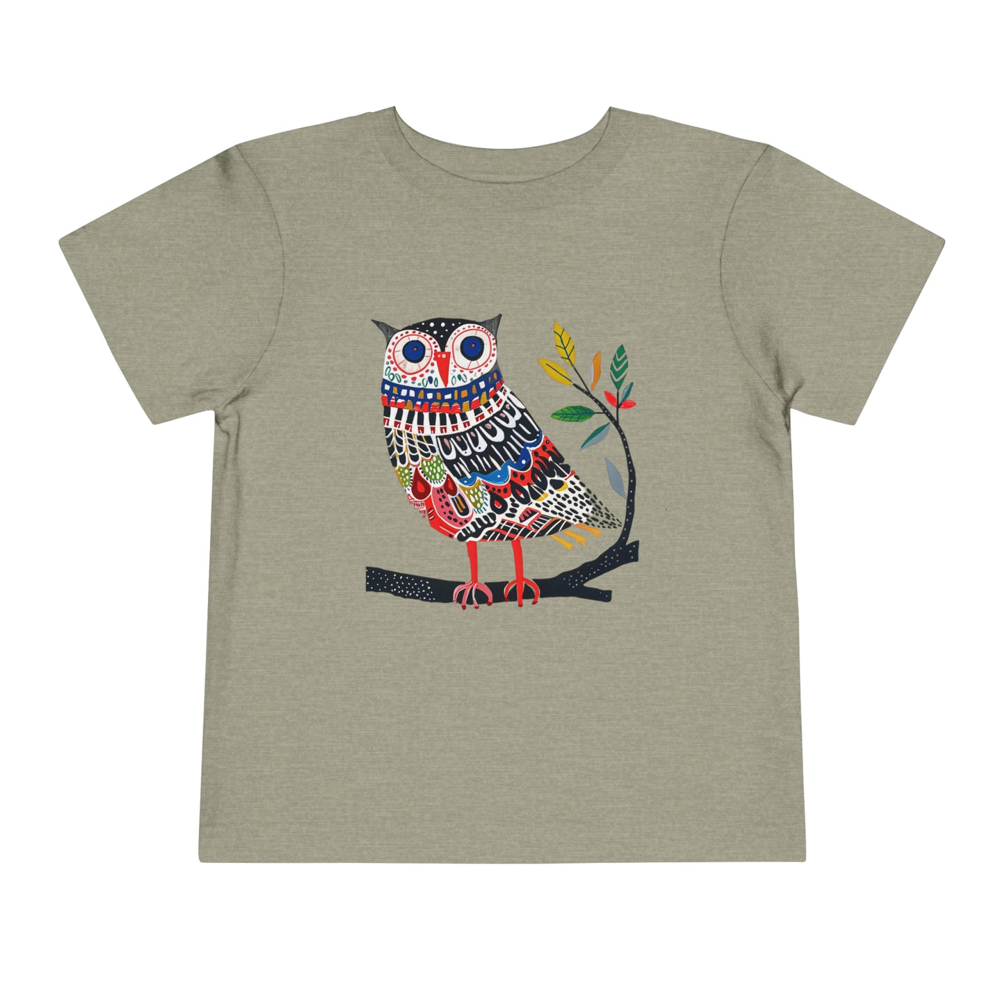 Boobook Owl Toddler Tee | Boho Kids Wise Owl T-shirt