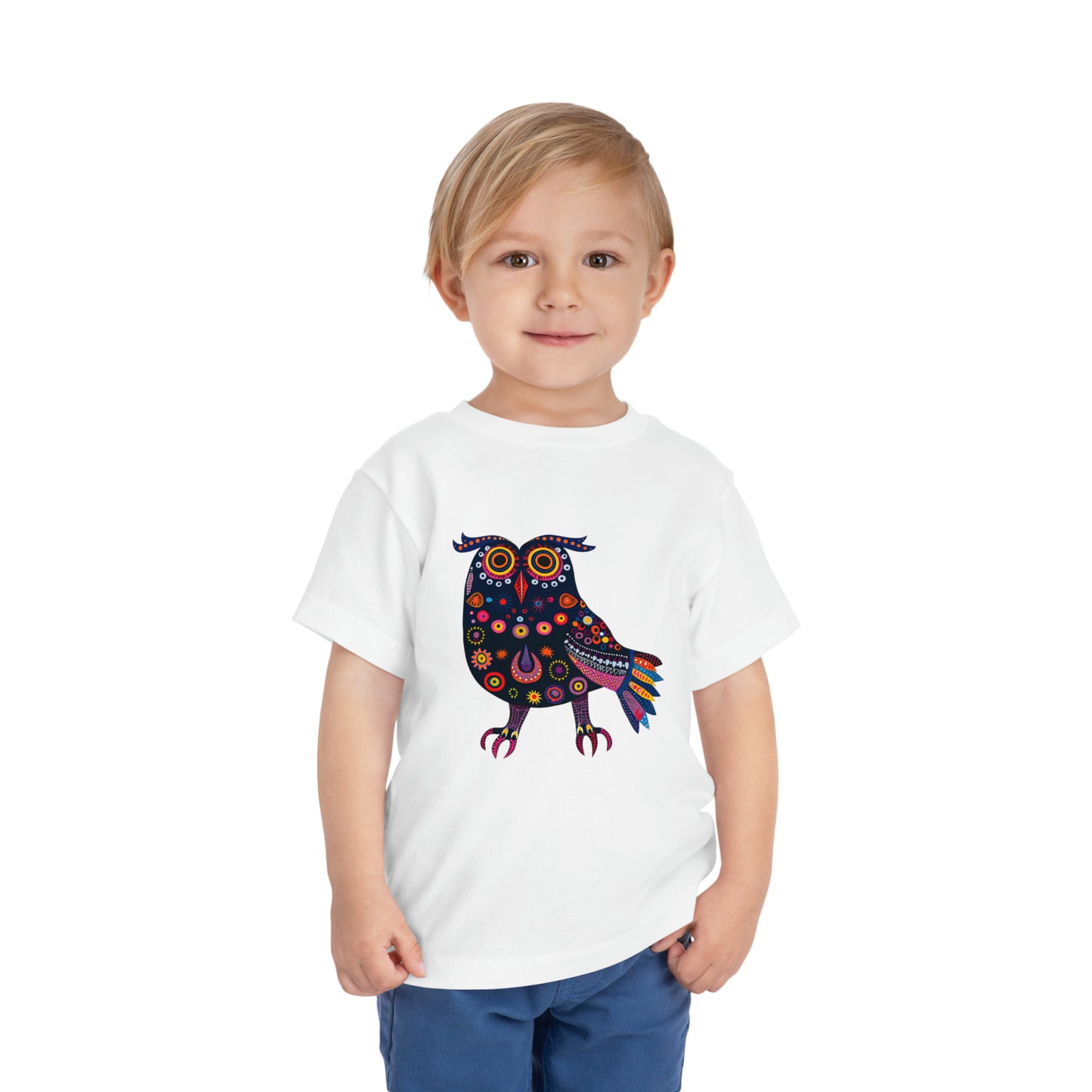 Boho Owl Tshirt for Kids | Outback Hoot Trendy Toddler Tee