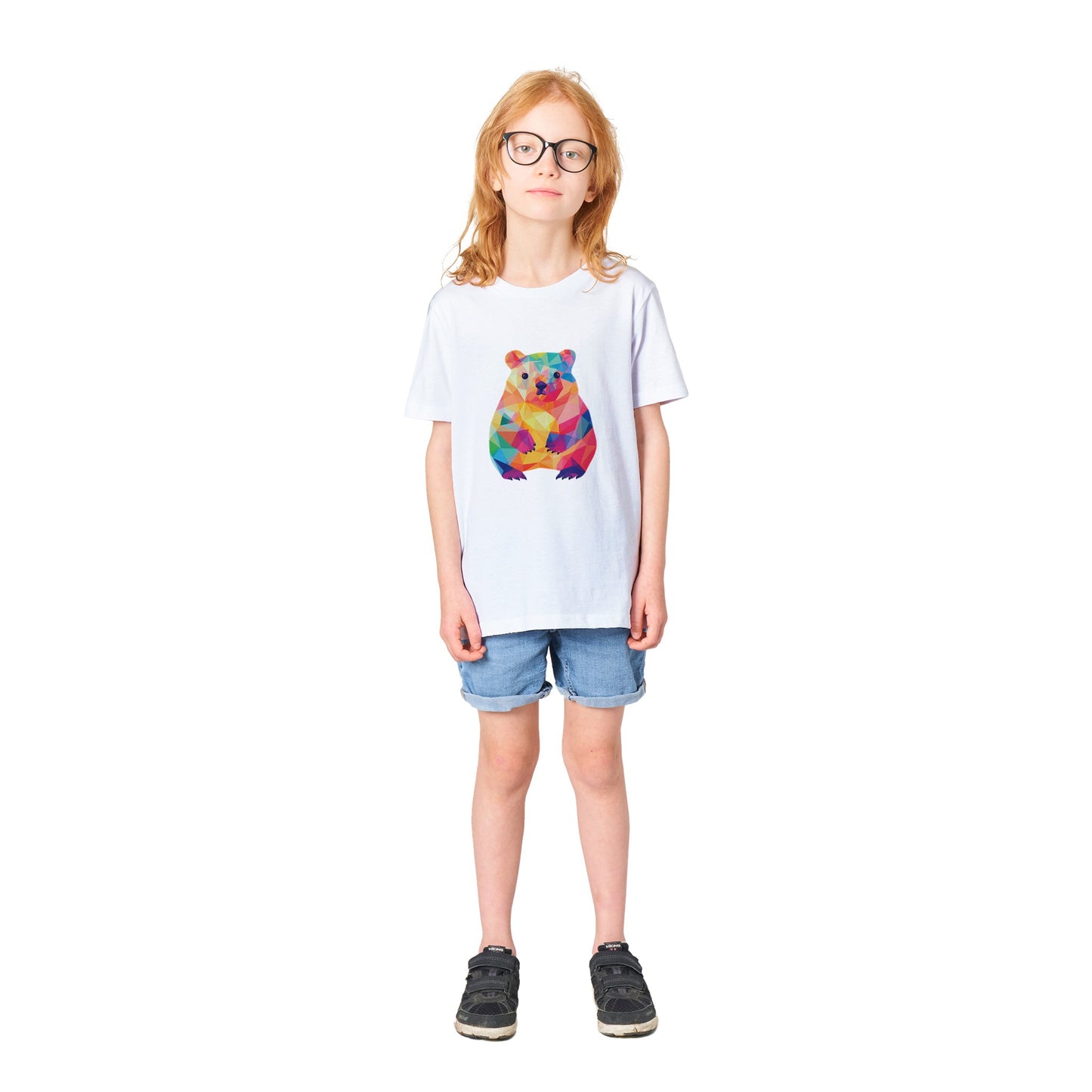 Organic Kids Crewneck T-shirt Wombat Pop | Cute Wombat Shirt for Tweens