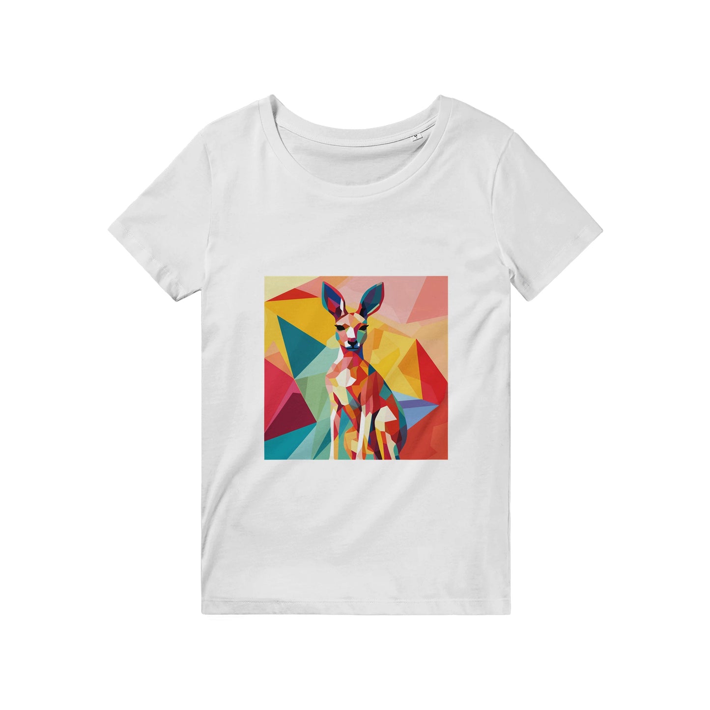 Kanga Pop Organic Unisex Crewneck T-shirt | Cute Kangaroo Design