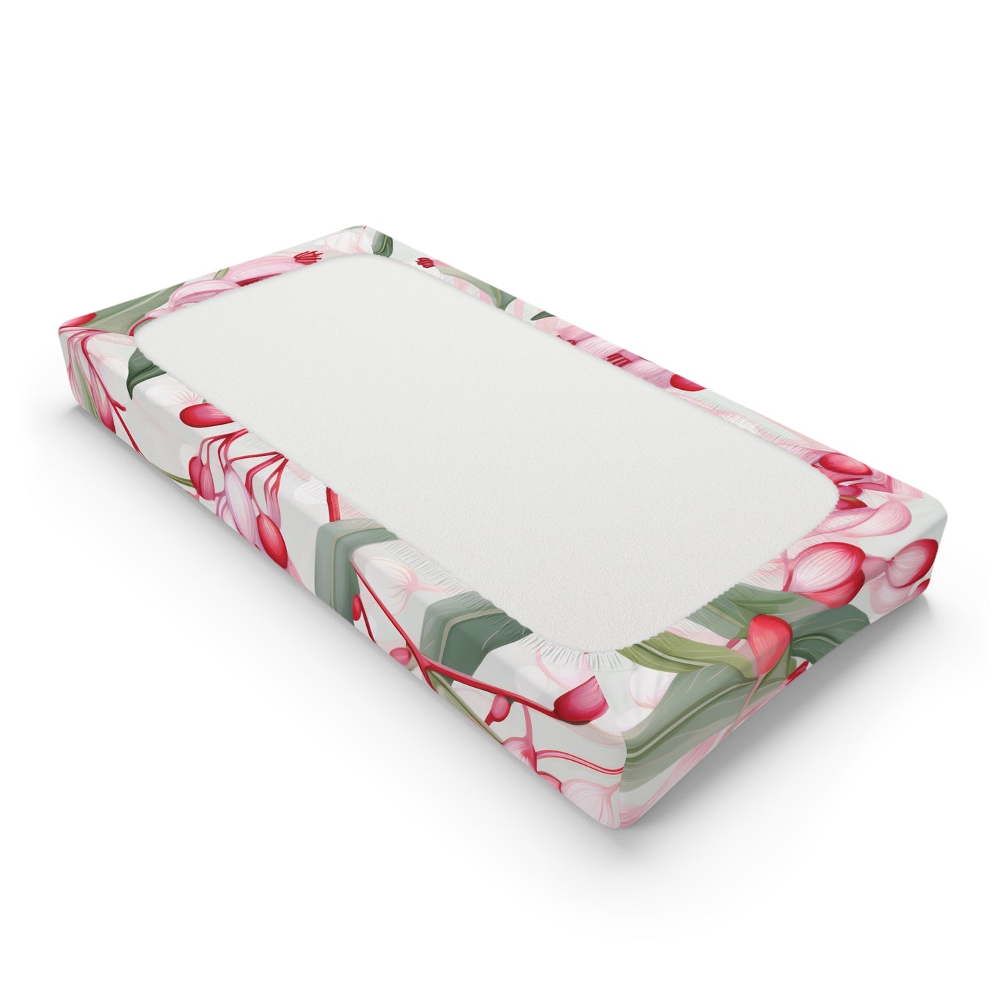 Baby Changing Pad Cover Lilly Pilly Print | Soft Cotton Nursery Essential