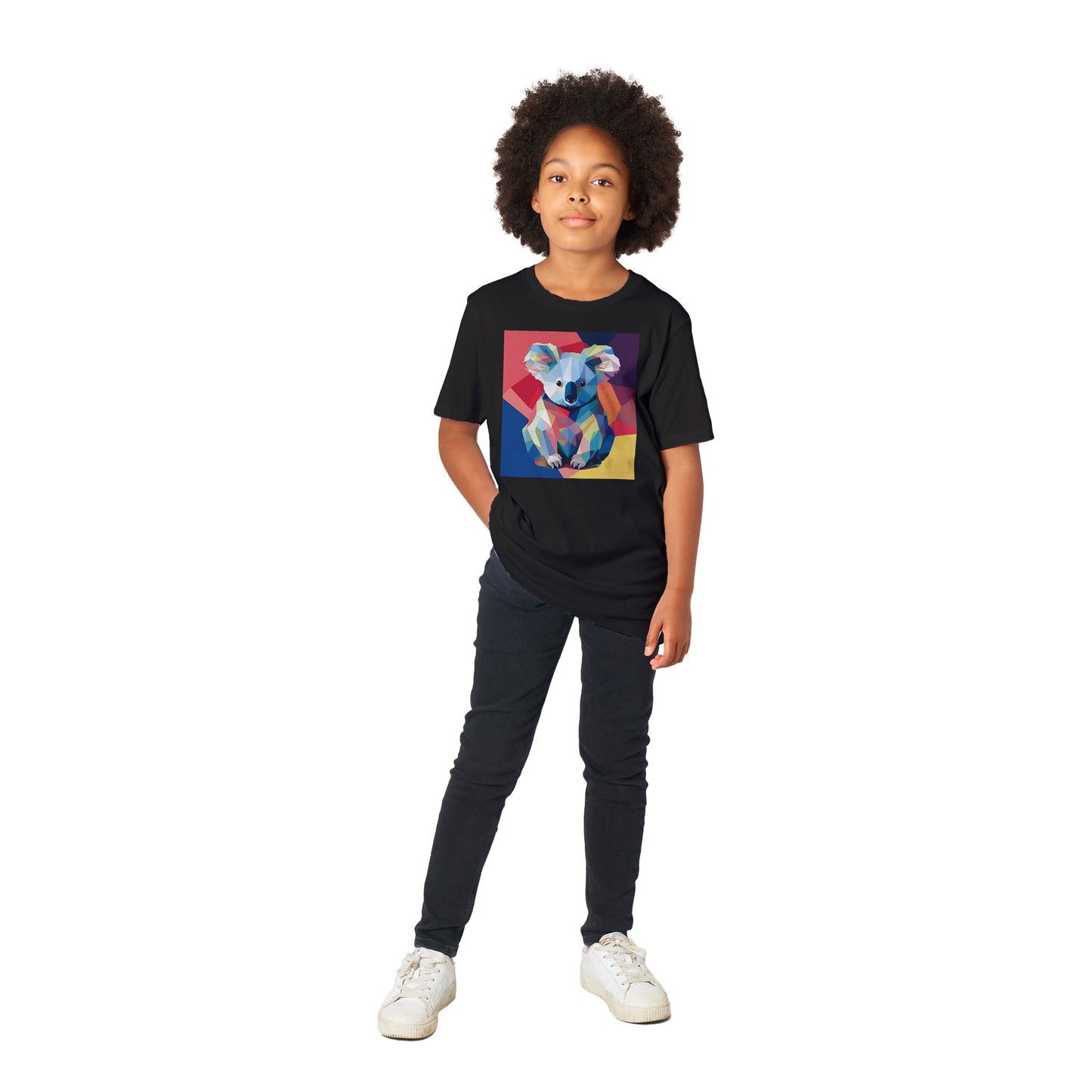 Organic Kids Crewneck T-shirt Koala Pop | Eco-Friendly Children's Apparel