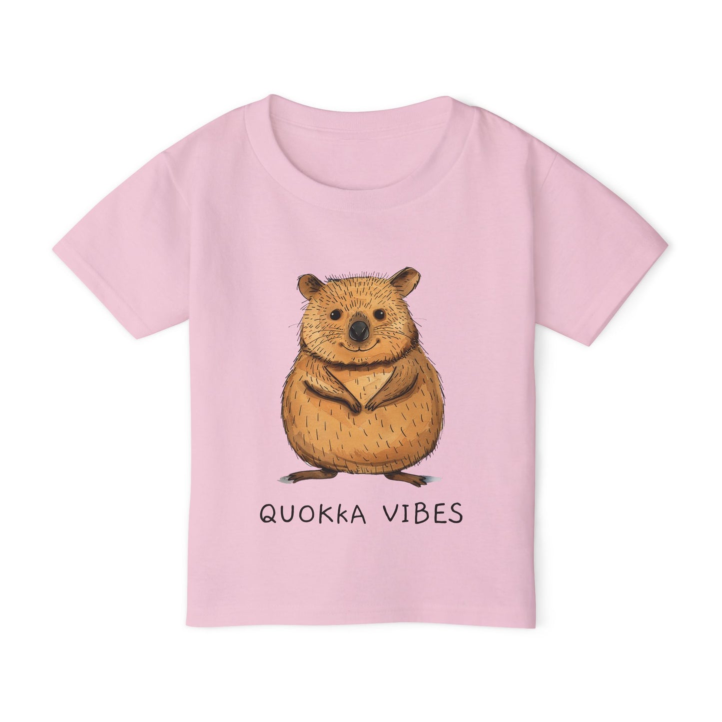 Quokka Kids T-Shirt | Adorable and Comfortable Animal Print Heavyweight Cotton Tee for Children