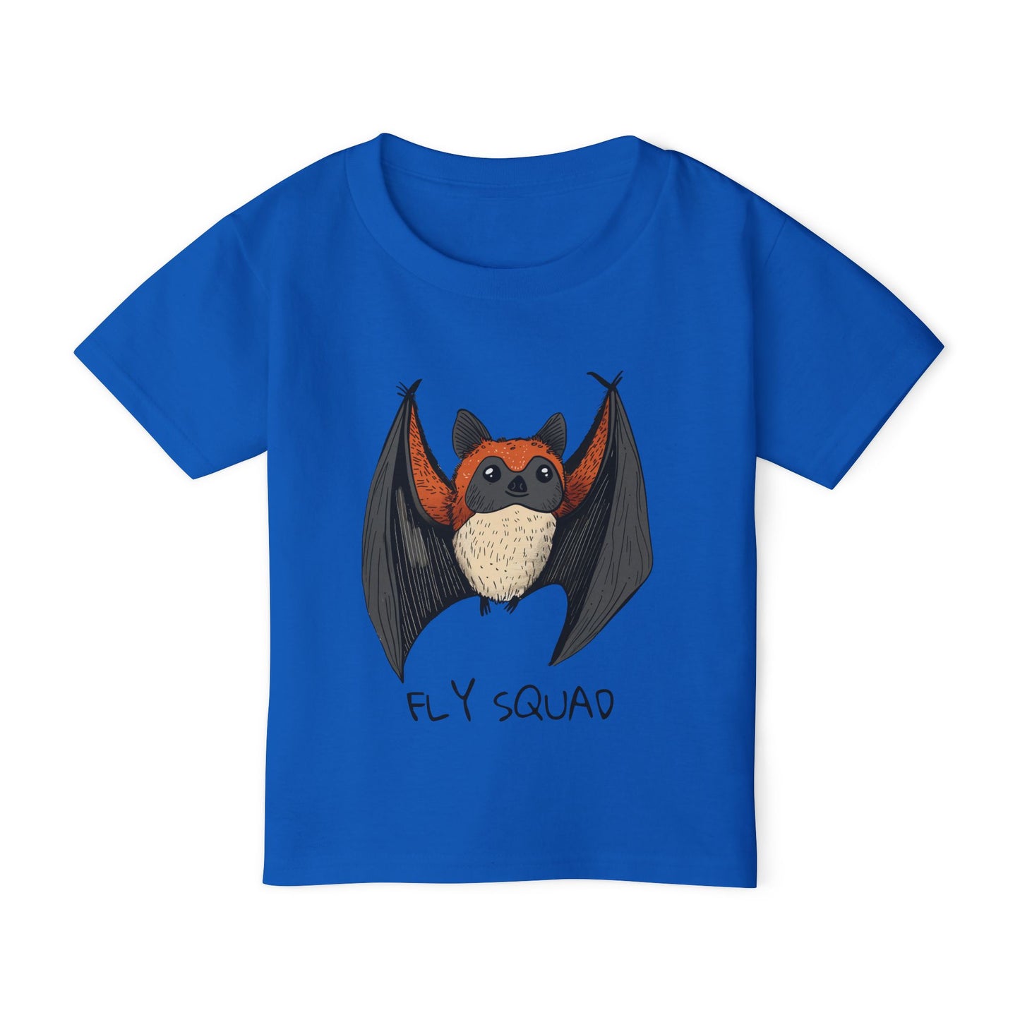 Fly Squad Kids T-Shirt | Heavyweight Cotton Bat Tee for Children | Durable and Stylish