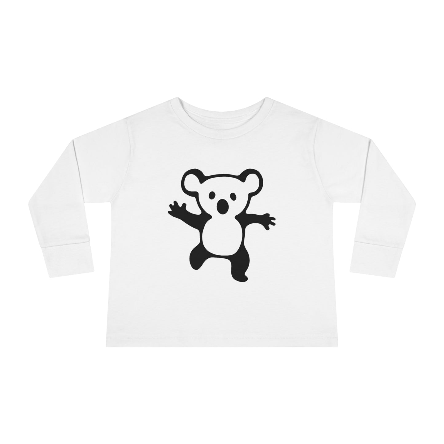 Koala Bear Drop Bear Toddler Long Sleeve Tee - Aussie-Inspired Comfort