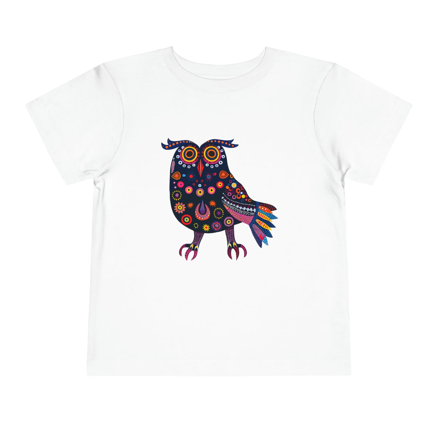 Boho Owl Tshirt for Kids | Outback Hoot Trendy Toddler Tee