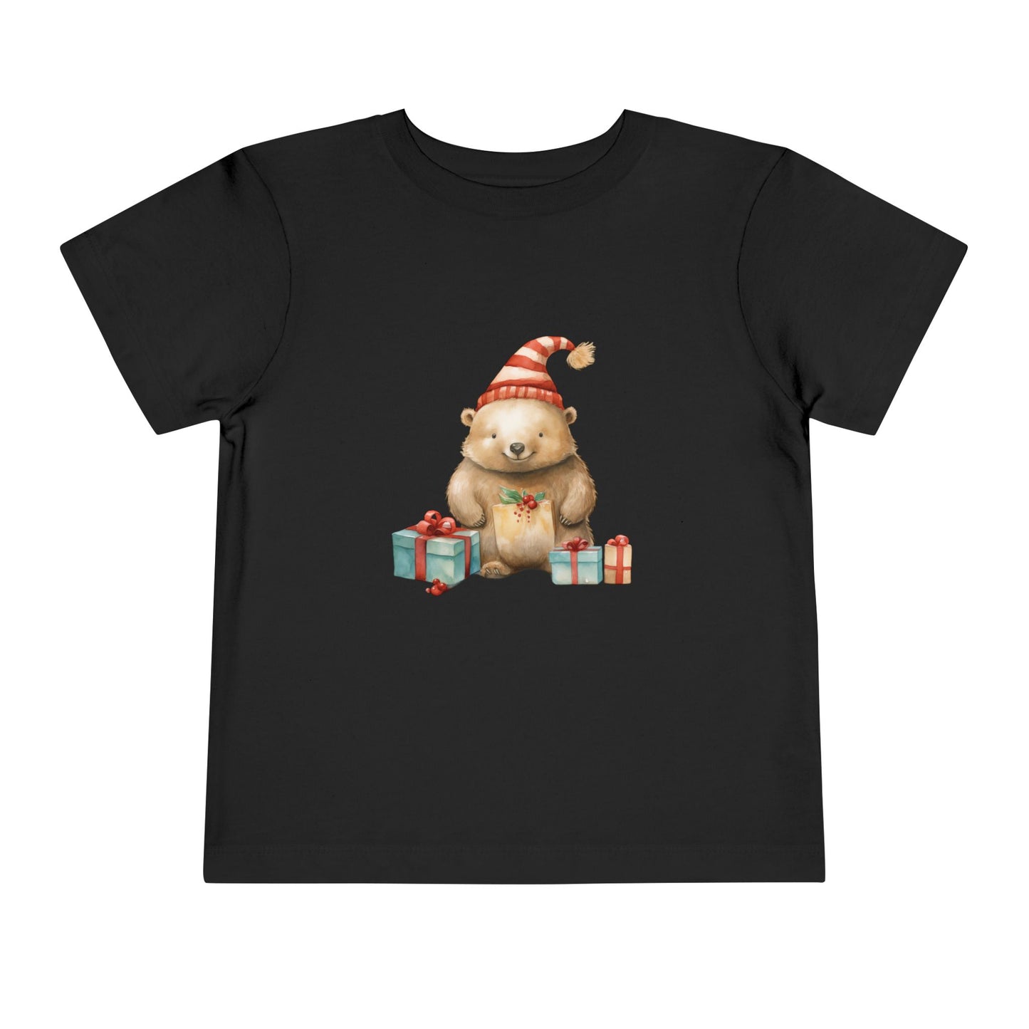 Cute Wombat Santa Toddler Tee