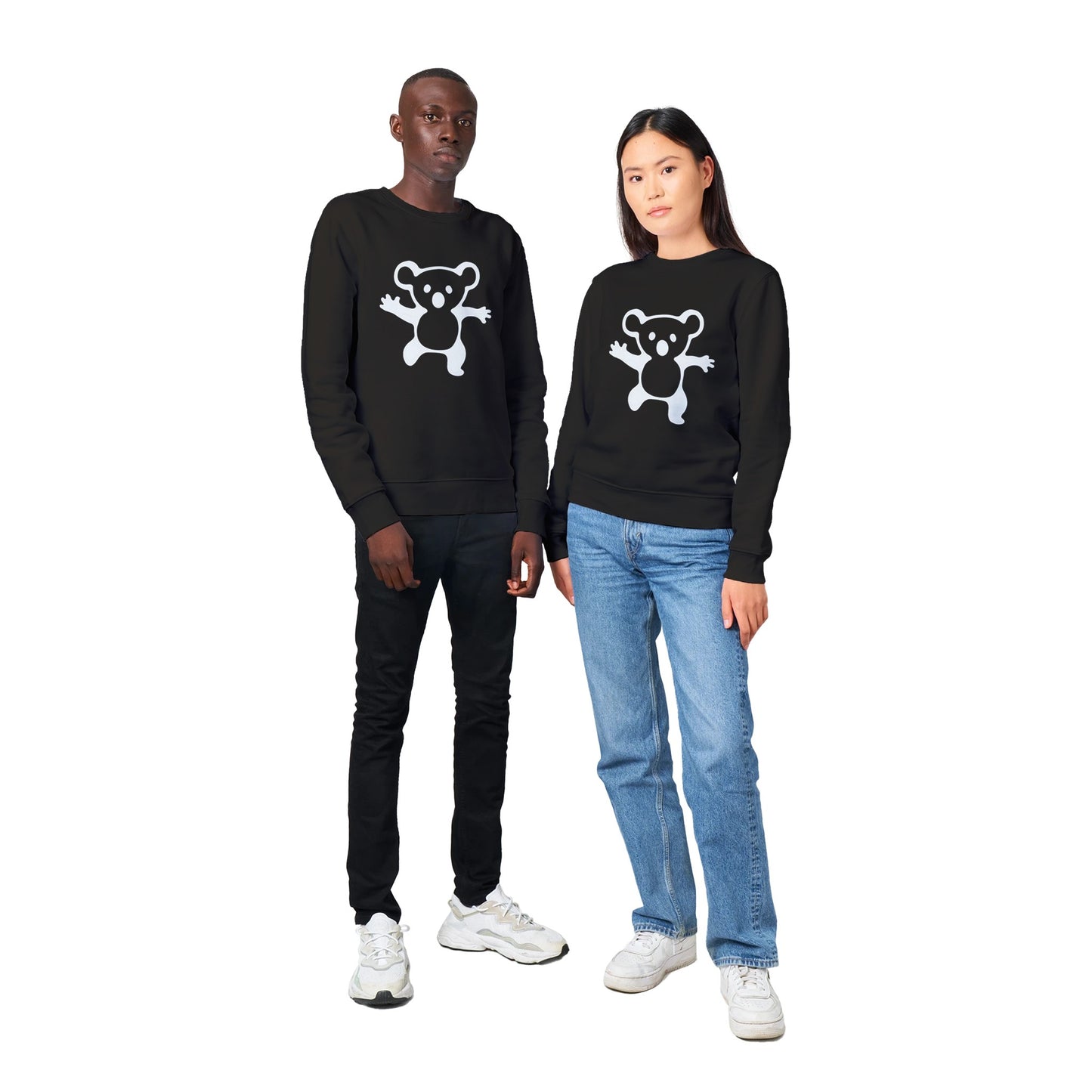 Organic Unisex Crewneck Sweatshirt Drop Bear!