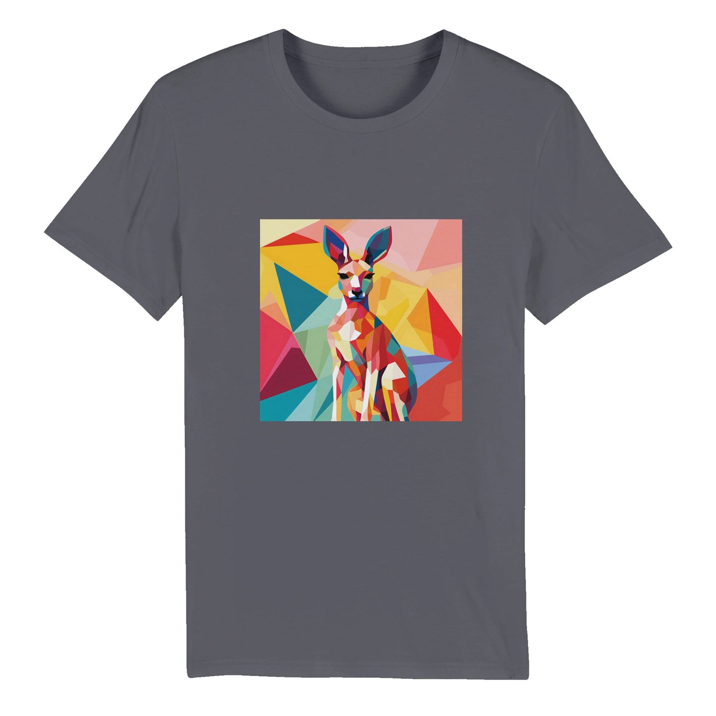 Kanga Pop Organic Unisex Crewneck T-shirt | Cute Kangaroo Design