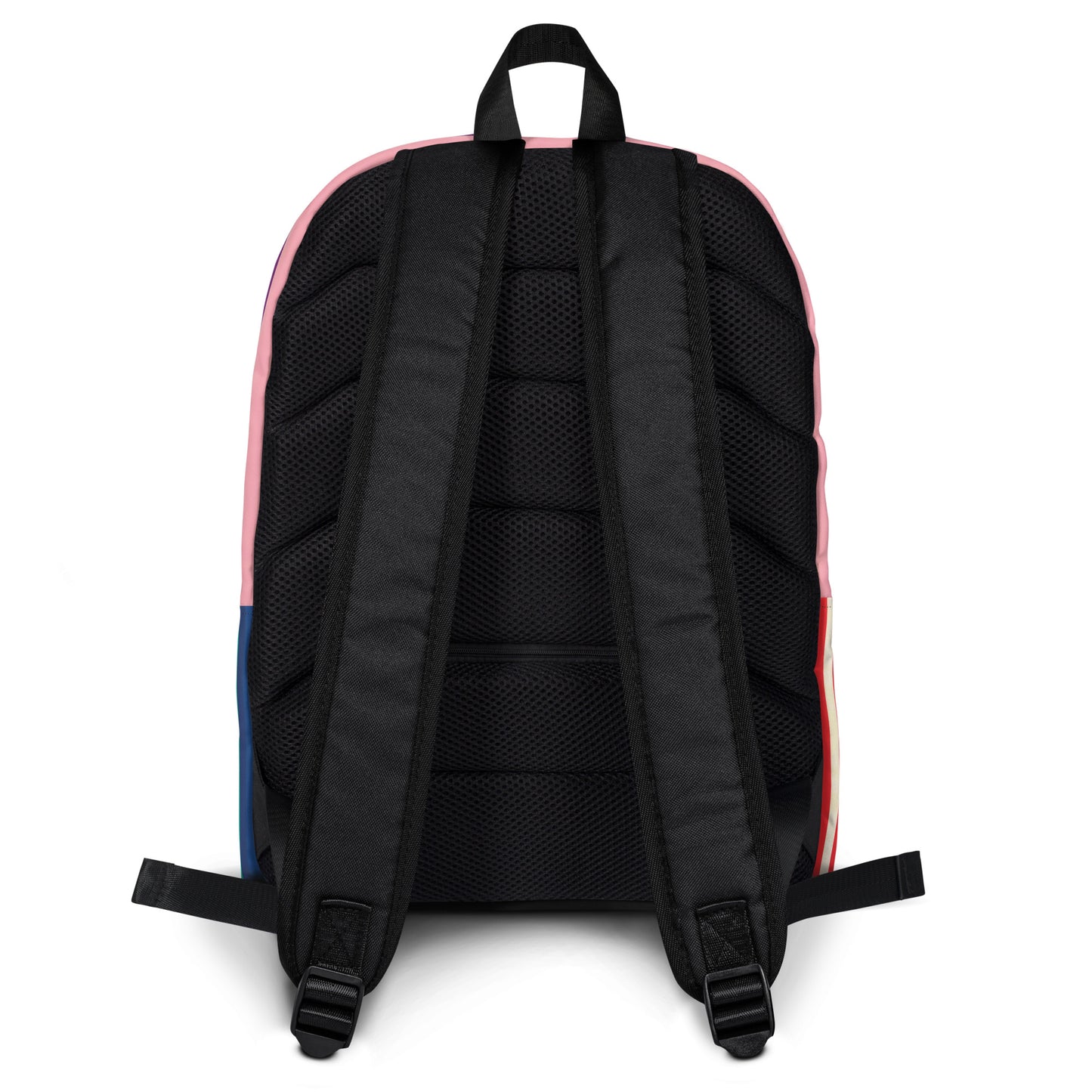 The Byron Retro Rainbow Minimalist Backpack - Colorful School Bag for Kids & Teens