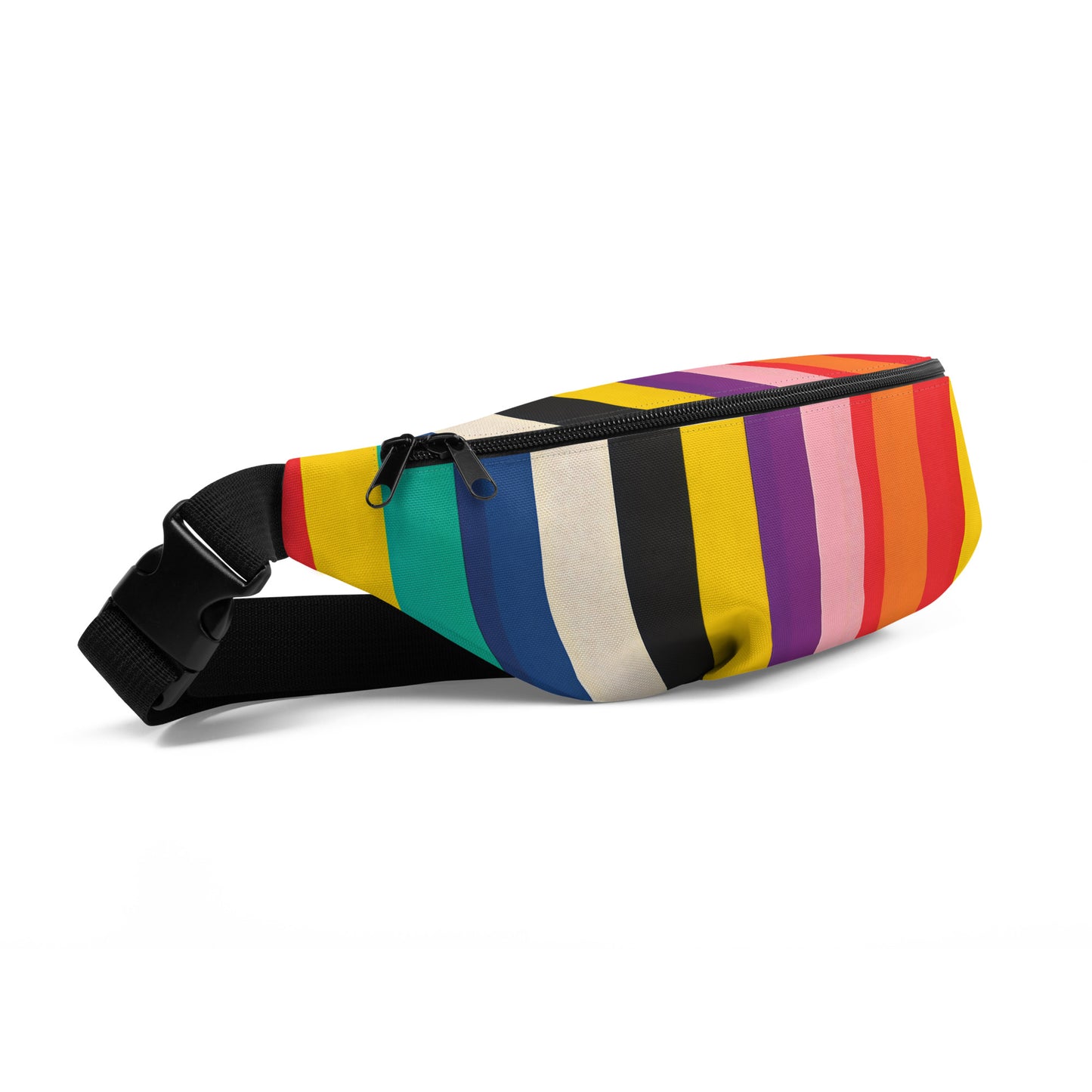 Rainbow Fanny Pack | The Byron Retro Rainbow Waist Bag