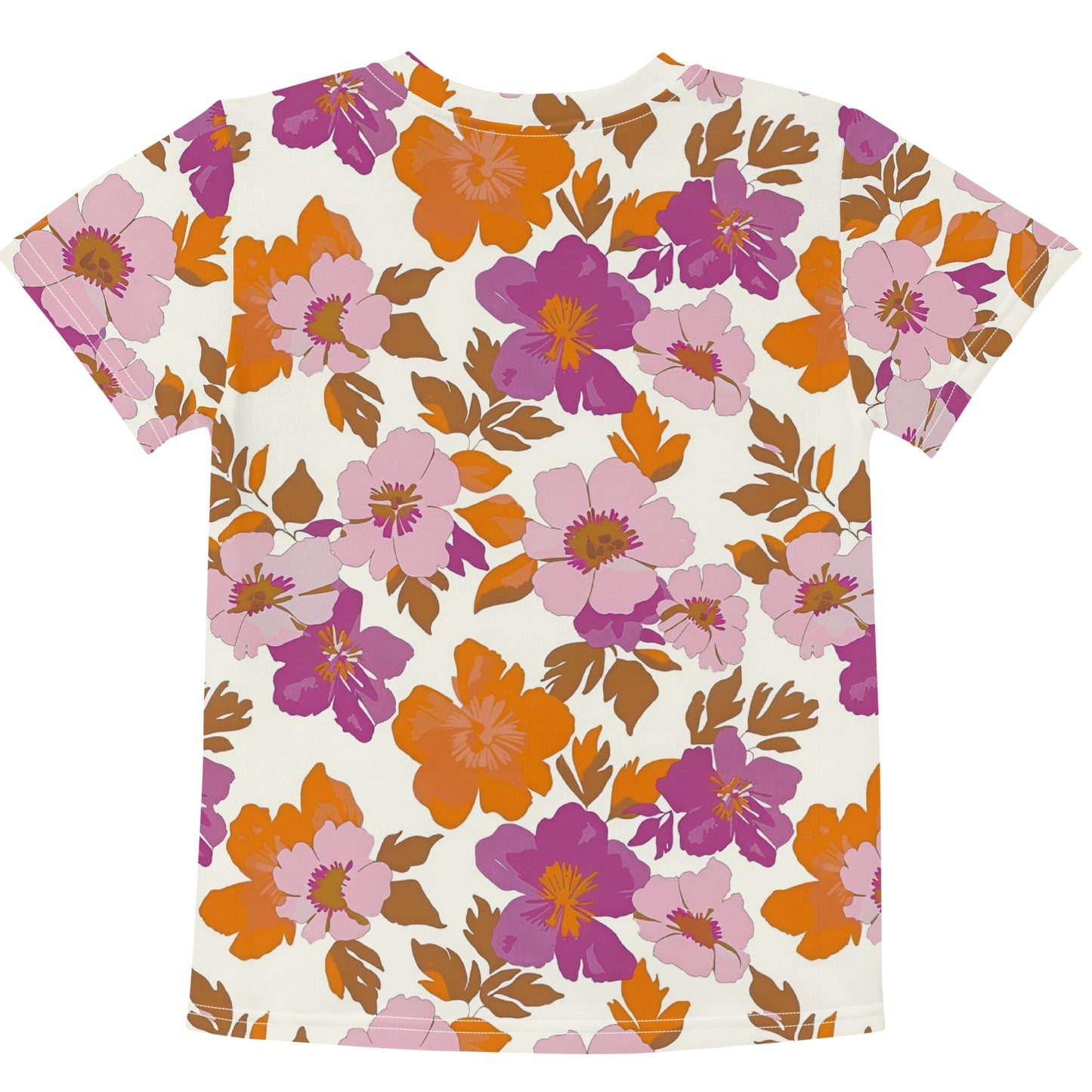 Aussie Bloom Blast Kids Activewear Tee | Spring Floral Print Top for Toddler Girls